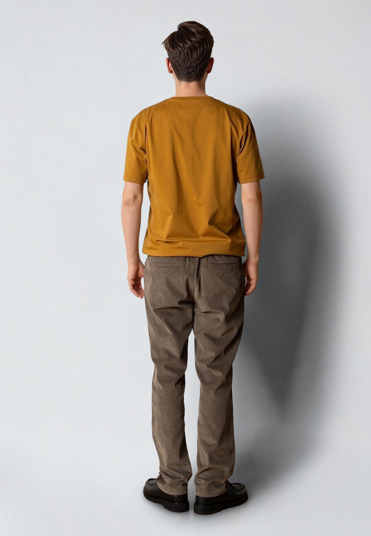 Patrick Organic Tee Golden Brown