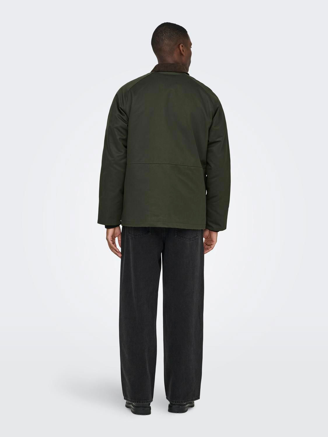 Onsbob Waxed Jacket Otw Rosin