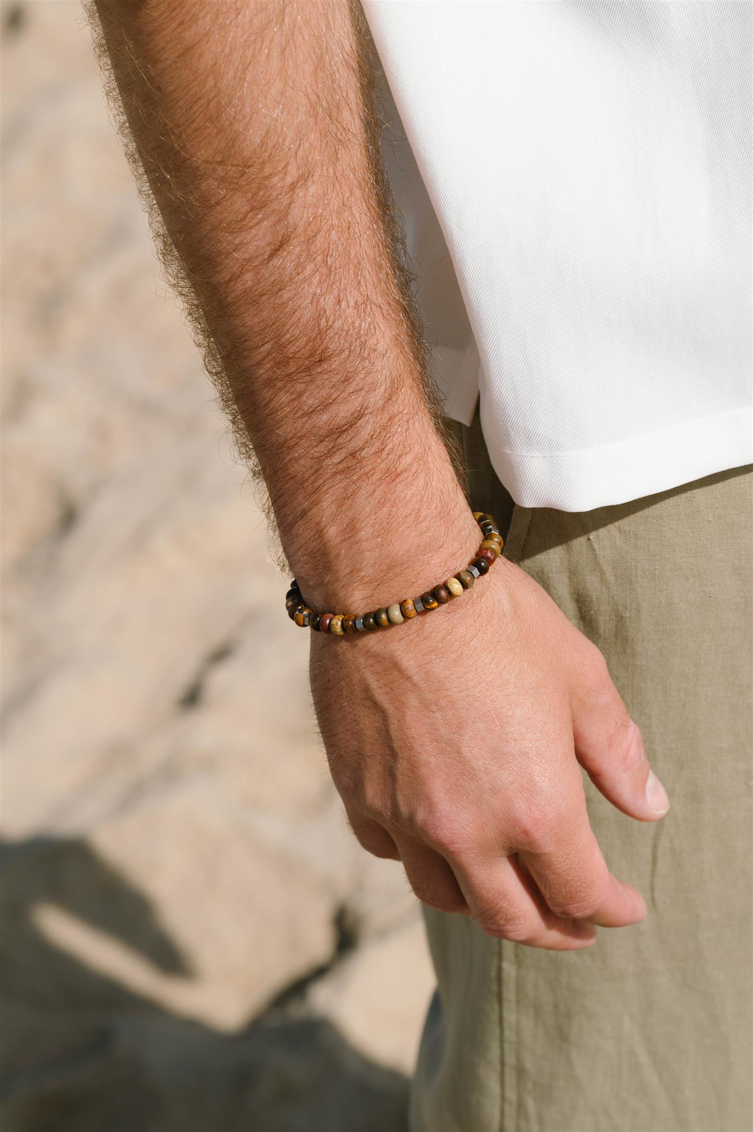 Stones Bracelet Cyrus Sbc/001 - Terracotta
