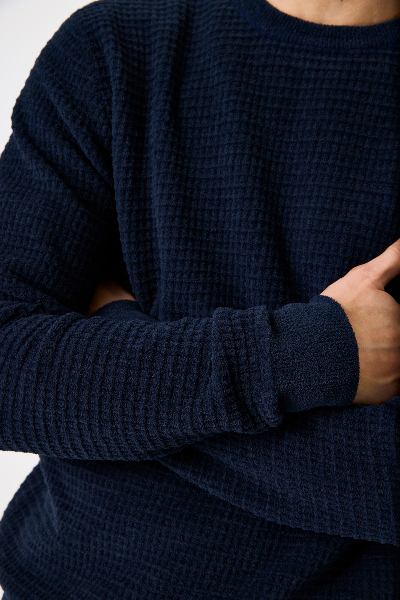 K51243 men´pullover Blue Graphite