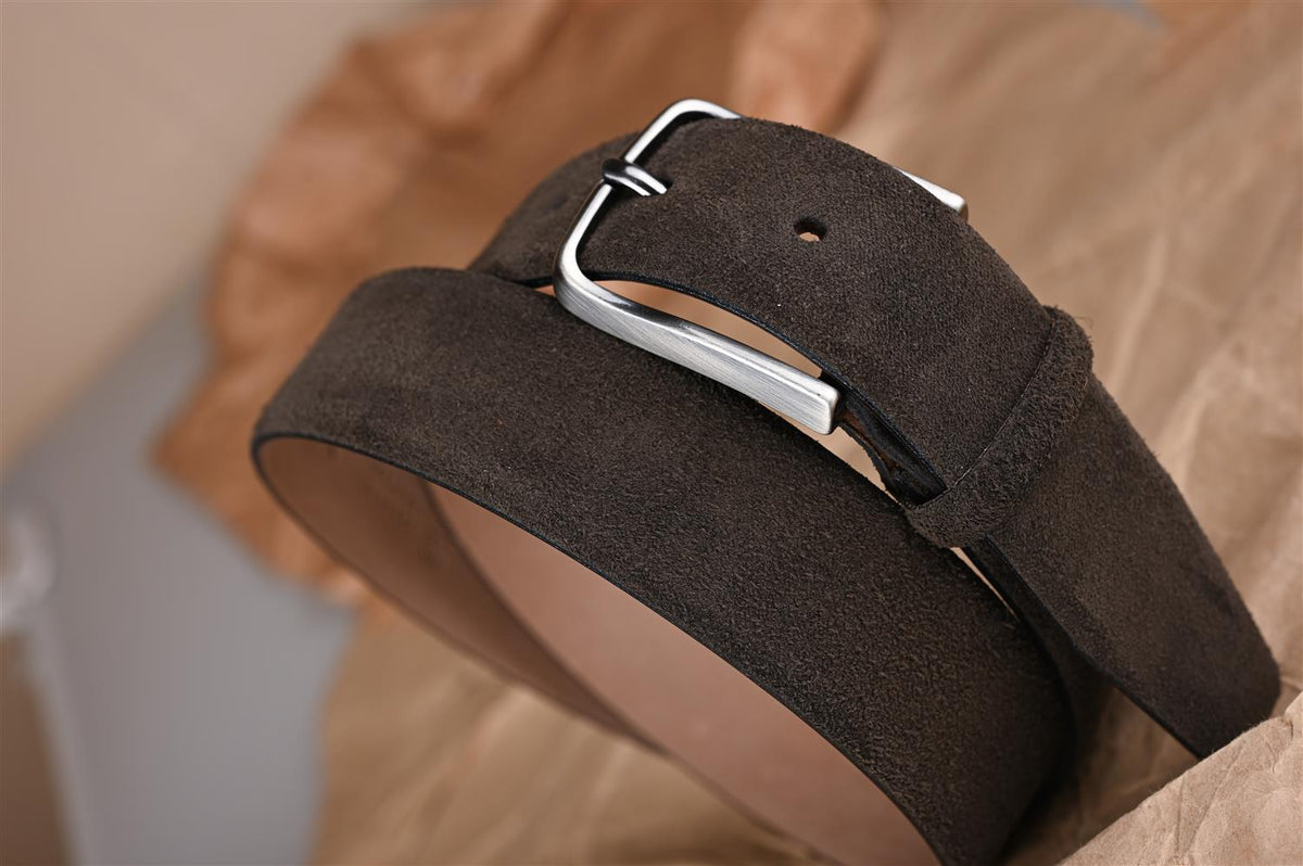 Leather Belt Dark Brown