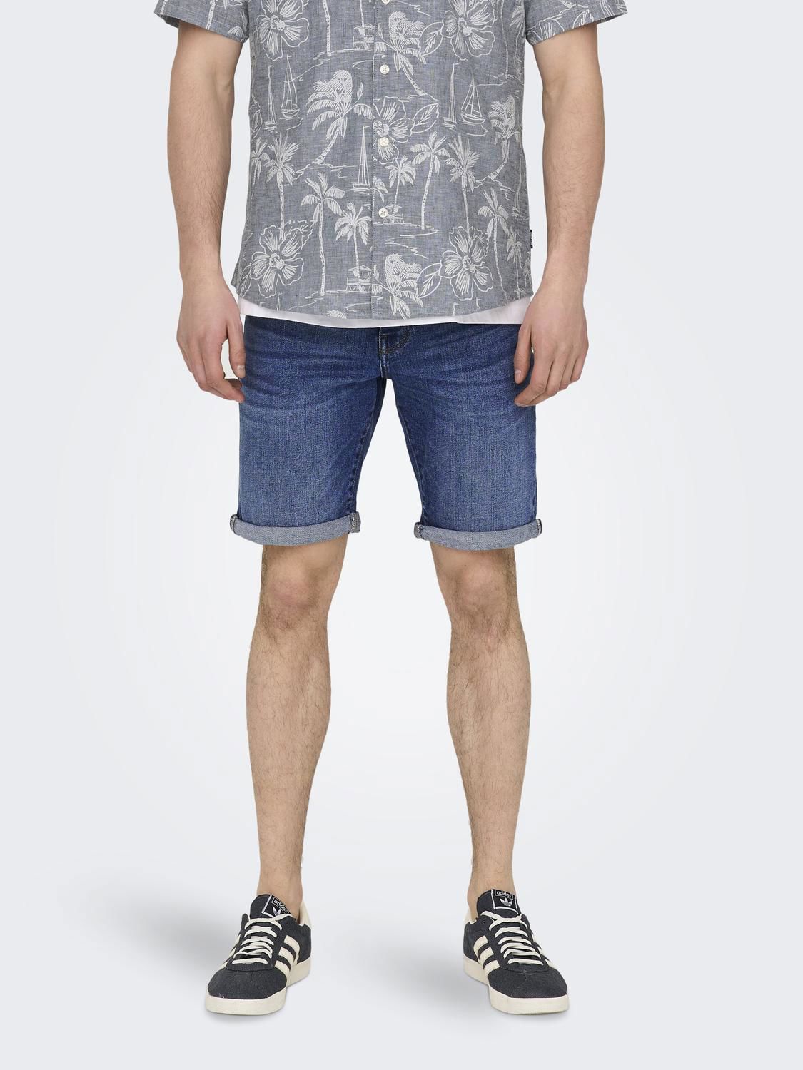 Onsply Dbd 8773 Tai Dnm Shorts Noos Dark Blue Denim