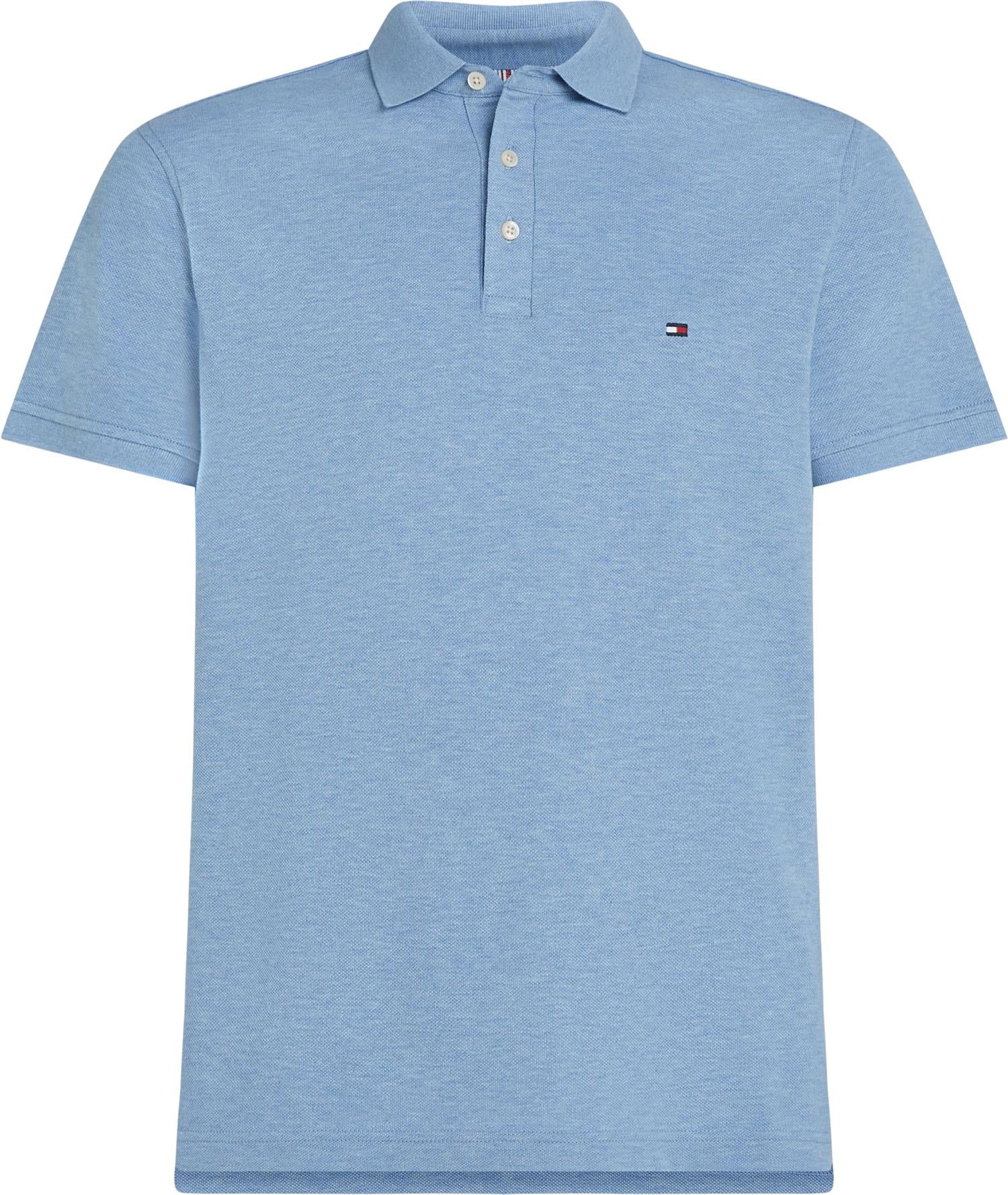 1985 Slim Polo Light Blue Heather