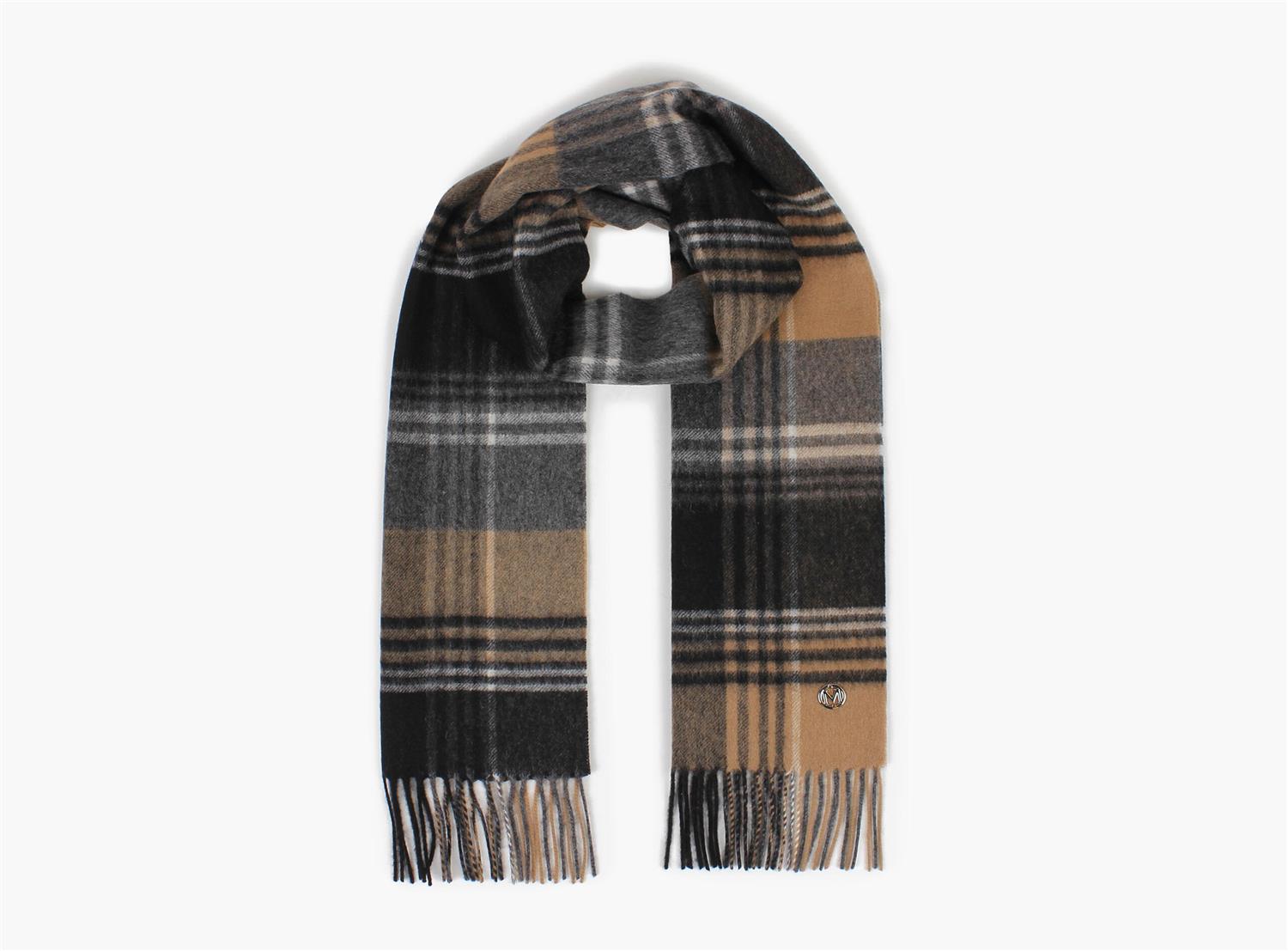 Montecristo 100% wool scarf Sort