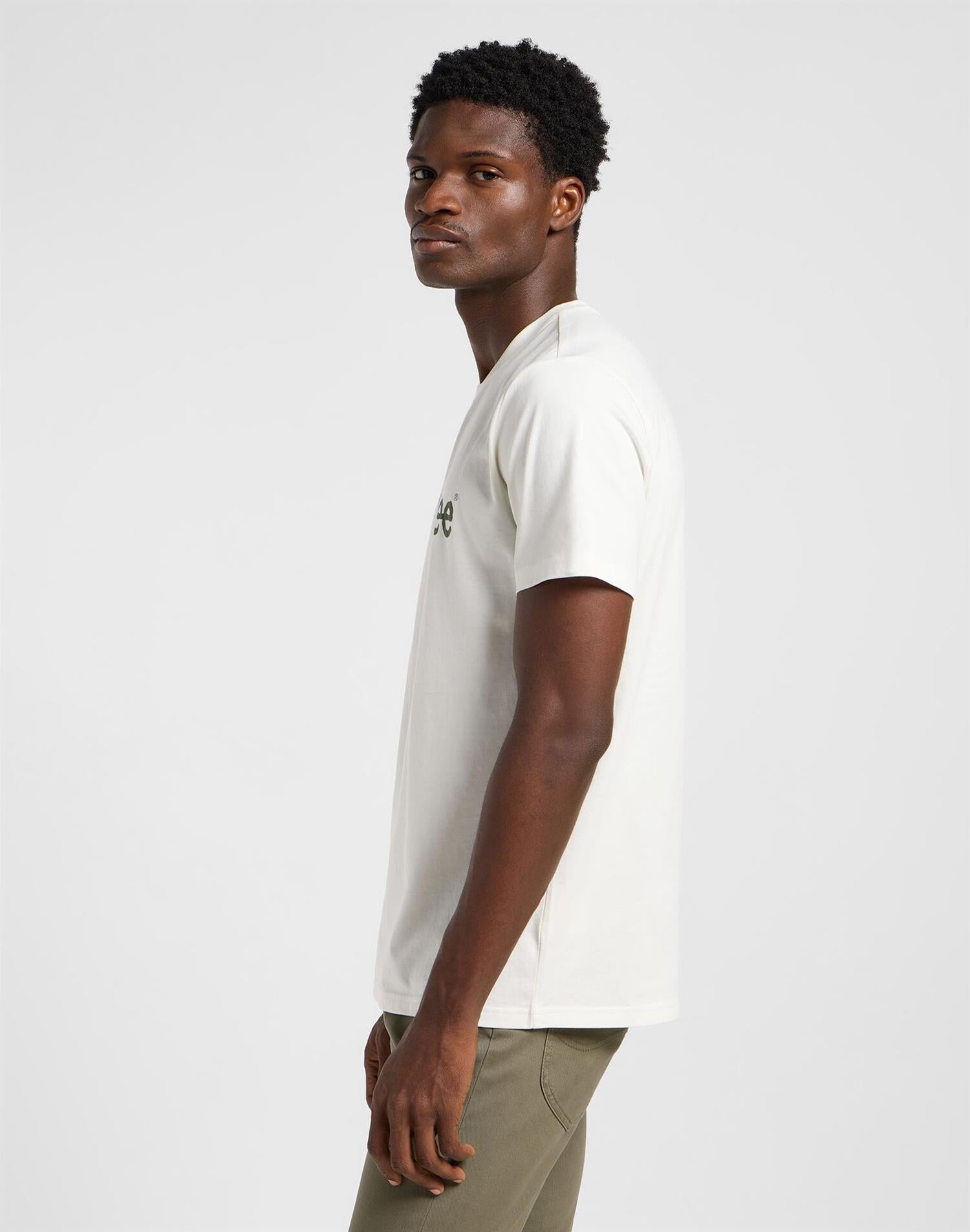 MEDIUM WOBBLY LEE TEE Ecru