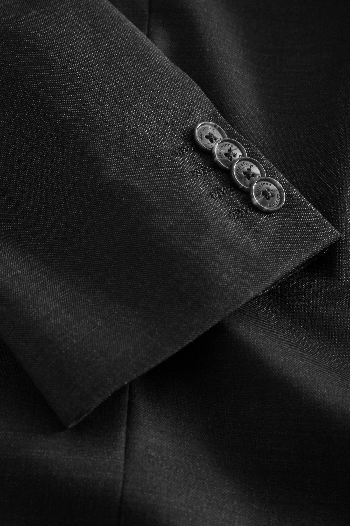 George F Stretch Suit Blazer Forged Iron