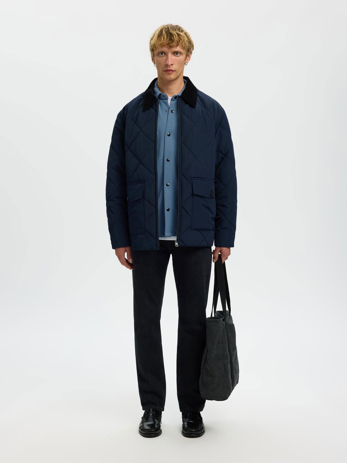 Slmjackie Sweat Jacket Noos Blue Mirage