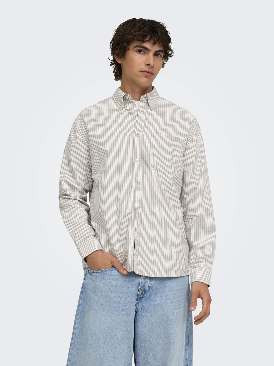 Onsoxford Ls Shirt Frml Noos Walnut .