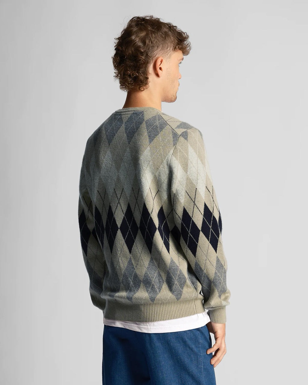 British Argyle Crew Neck Cove
