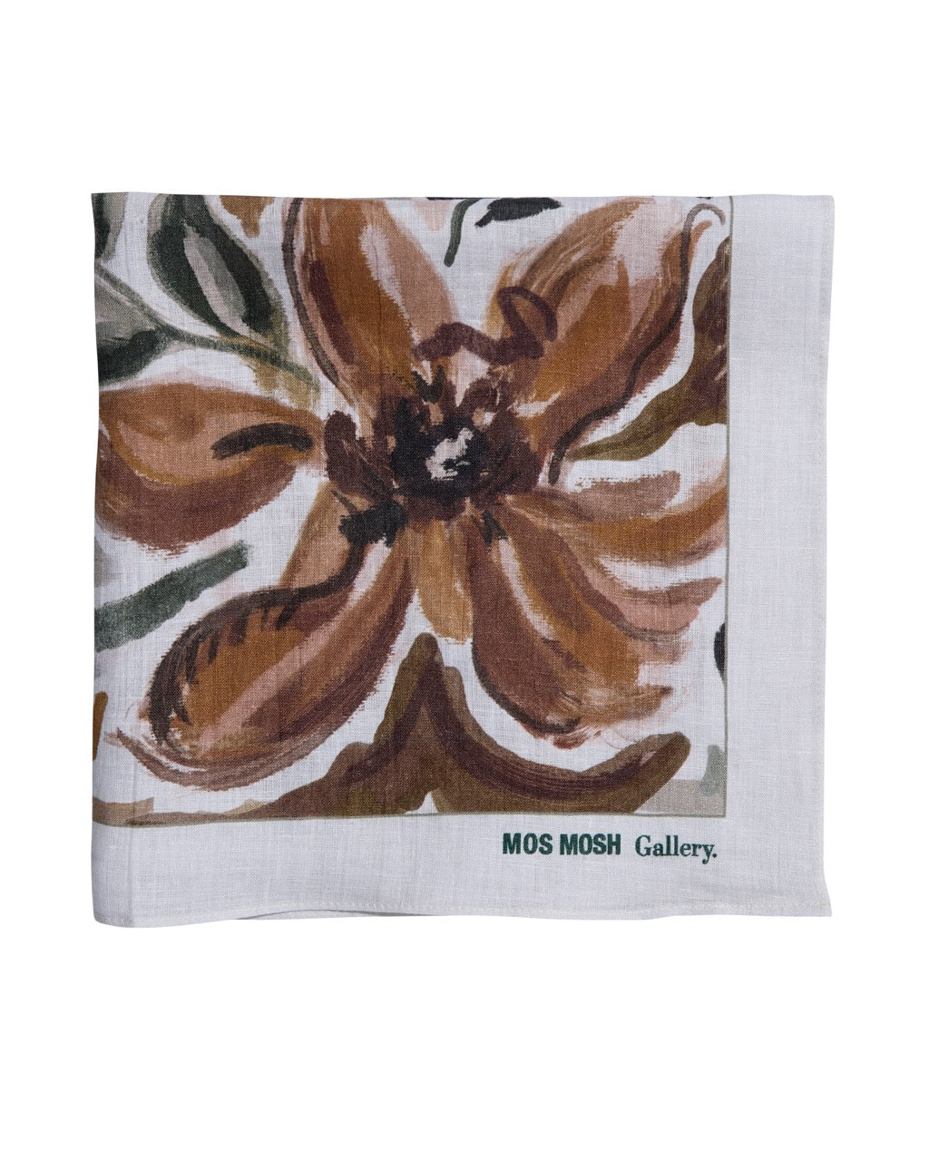 MMGSun Linen Neckerchief Foss Green