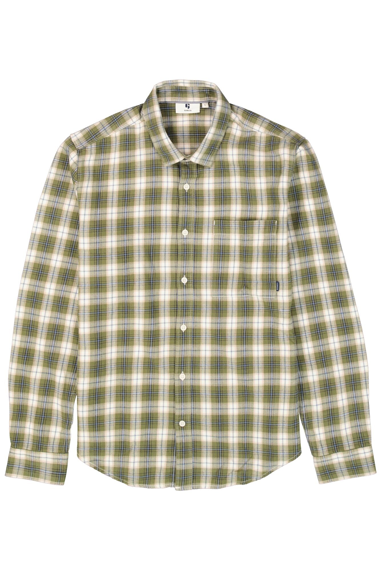 K51280 men´shirt LS Green Moss