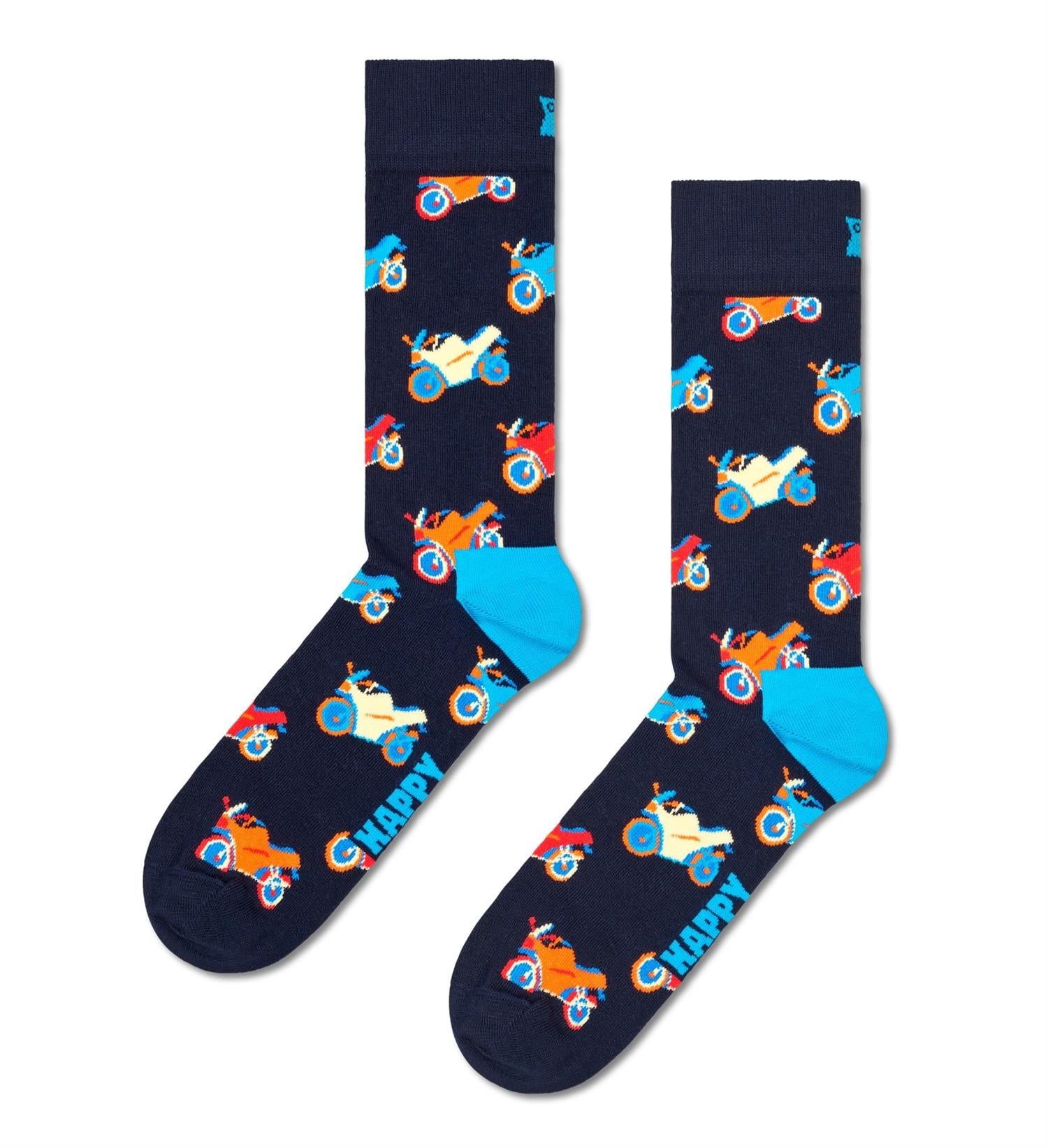 Motorbike Sock Navy