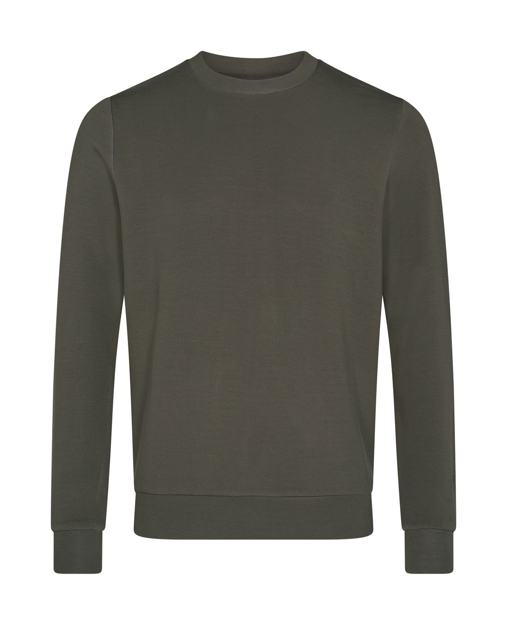Abel Crew Neck Sweat Dk Army Green