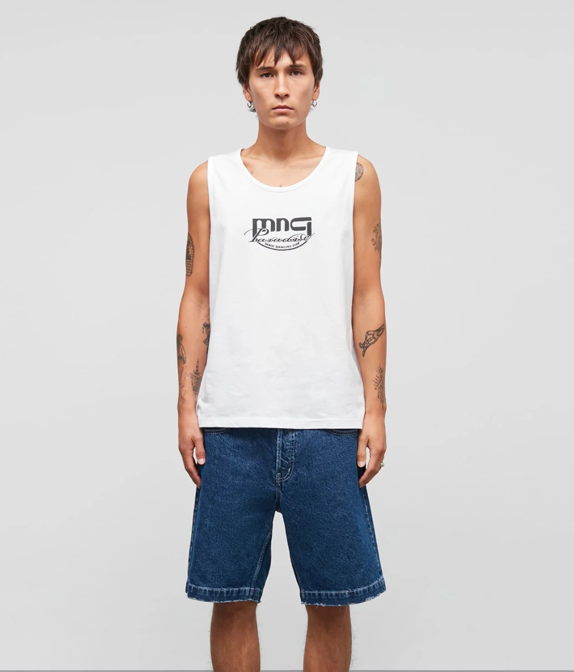 Cotton Jersey MNC Paradise Tanktop White