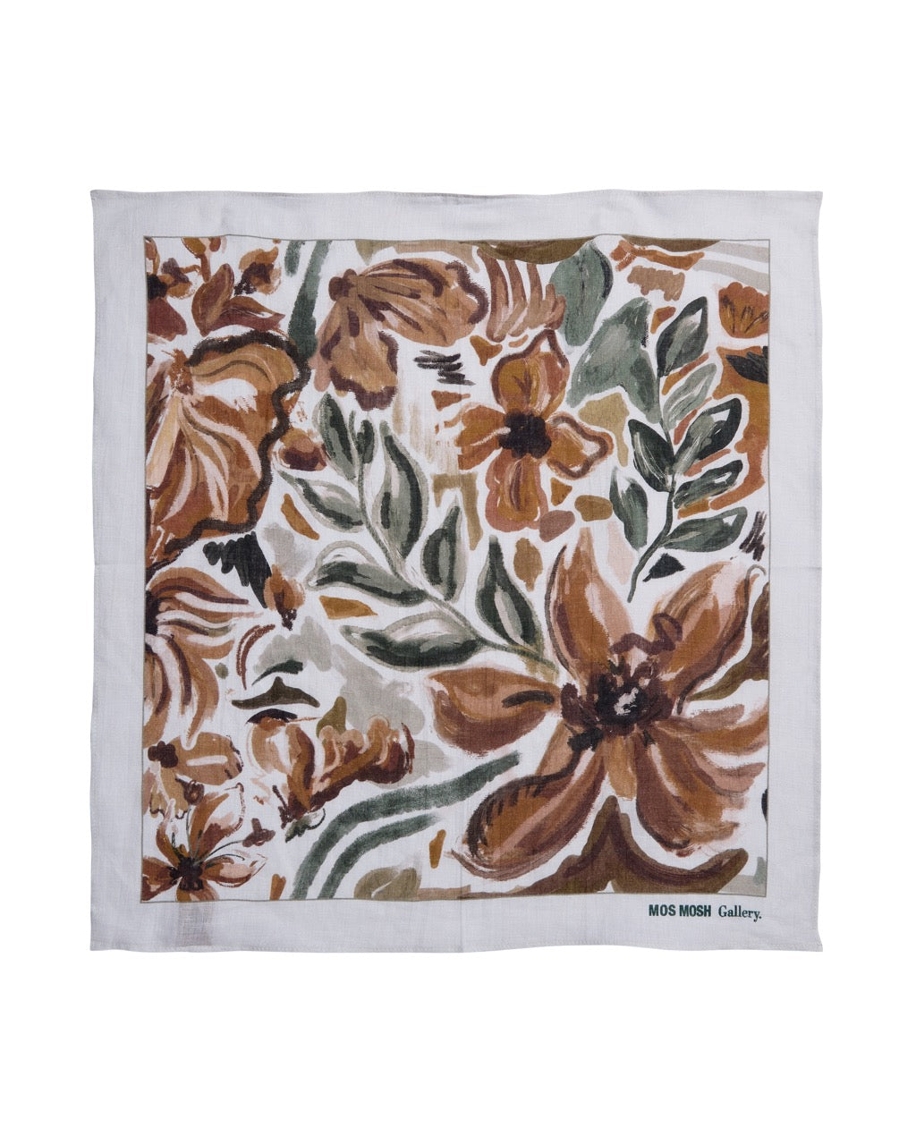 MMGSun Linen Neckerchief Foss Green