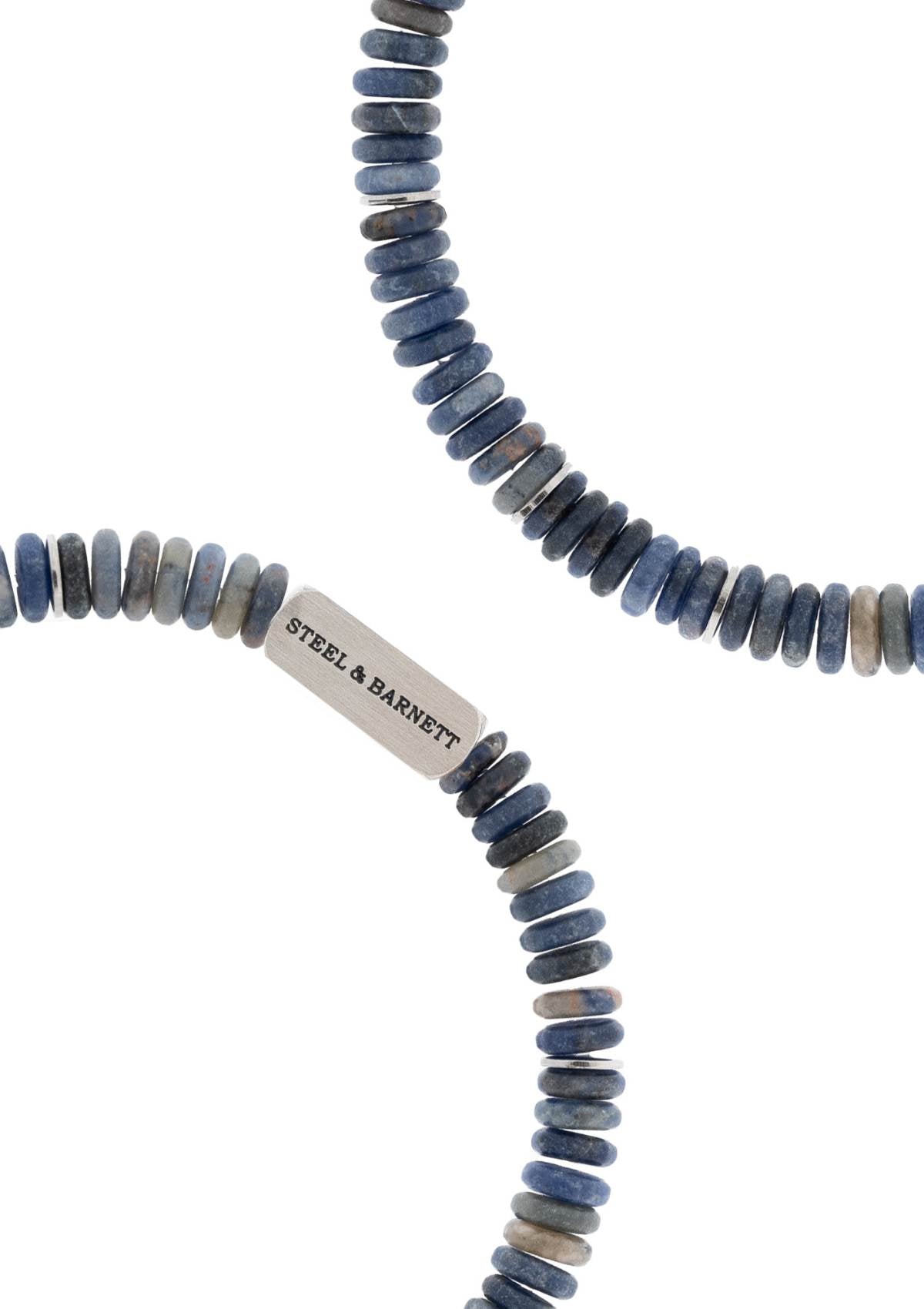 Stones Bracelet Two Tone Matt Sodalite
