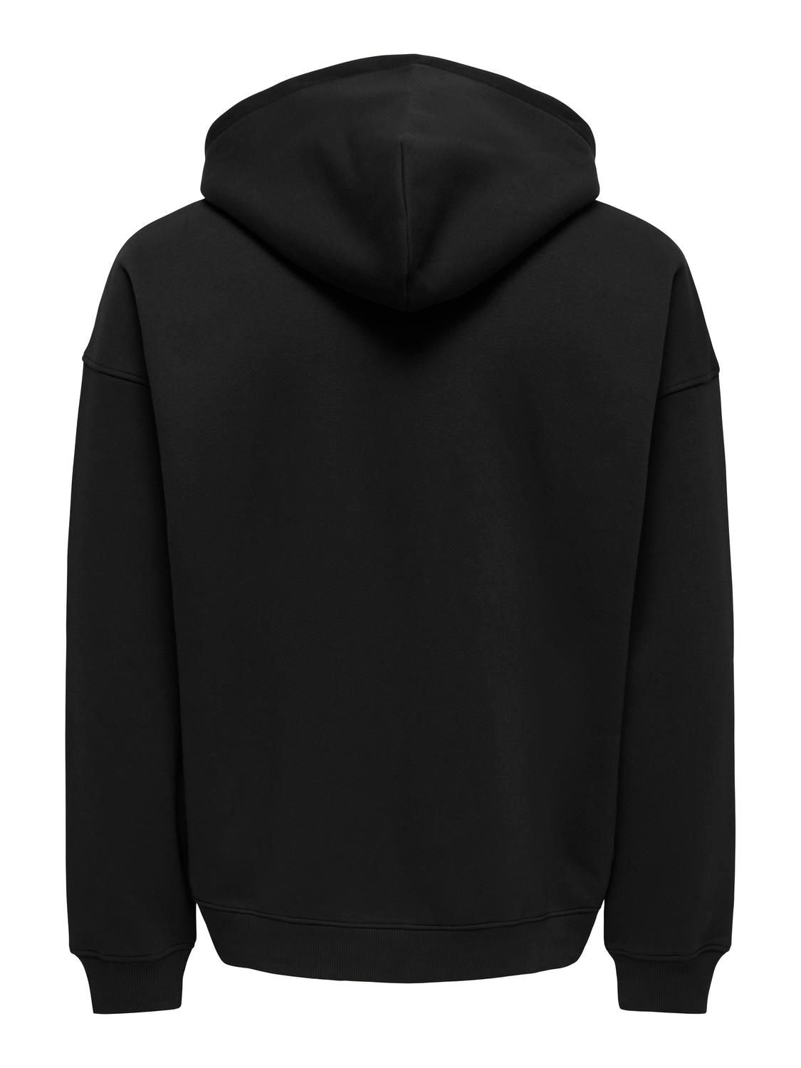 Onsceres Ovz Zip Hoodie Sweat Noos Black
