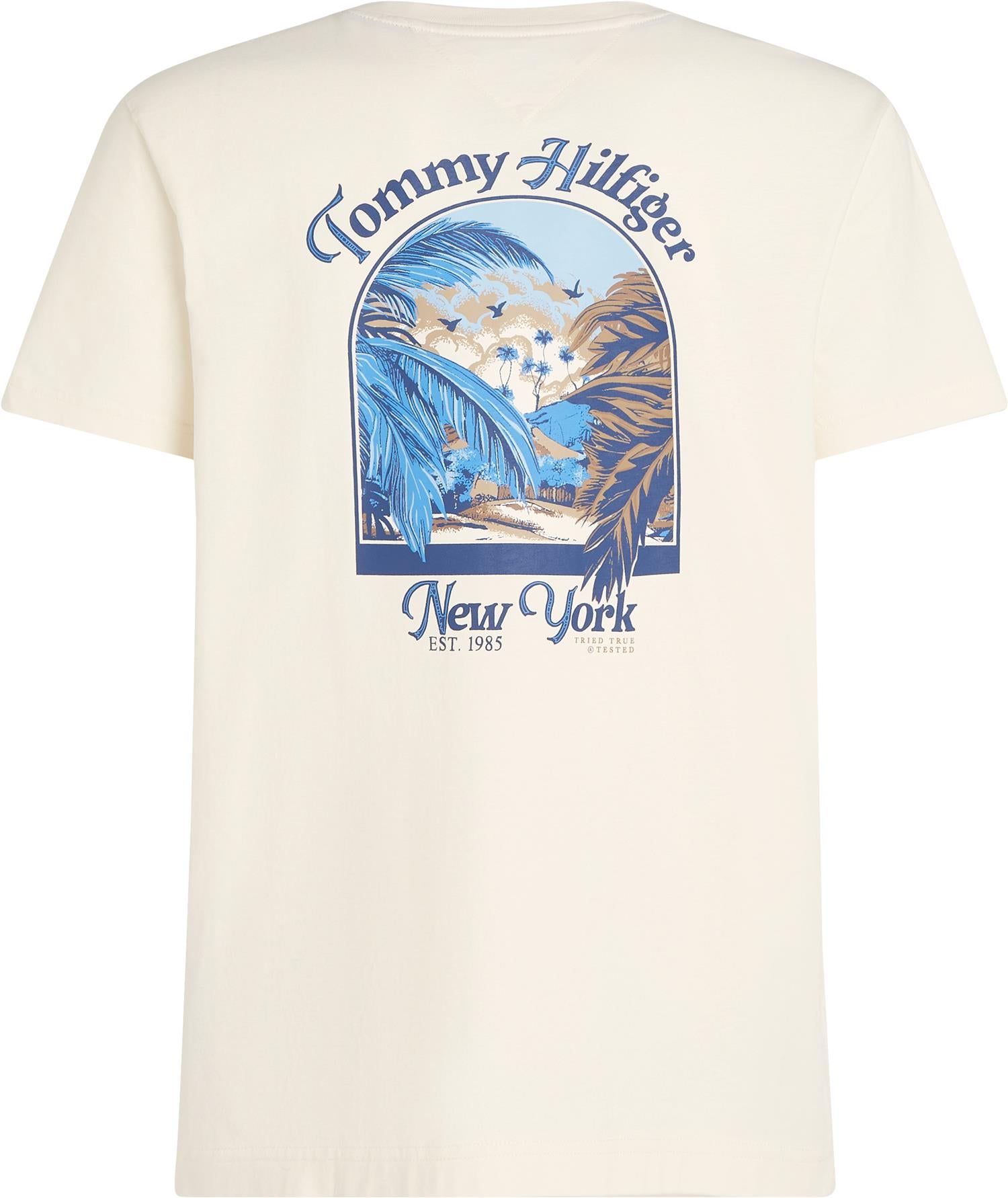 HILFIGER SUMMER PHOTO TEE Ivory Petal