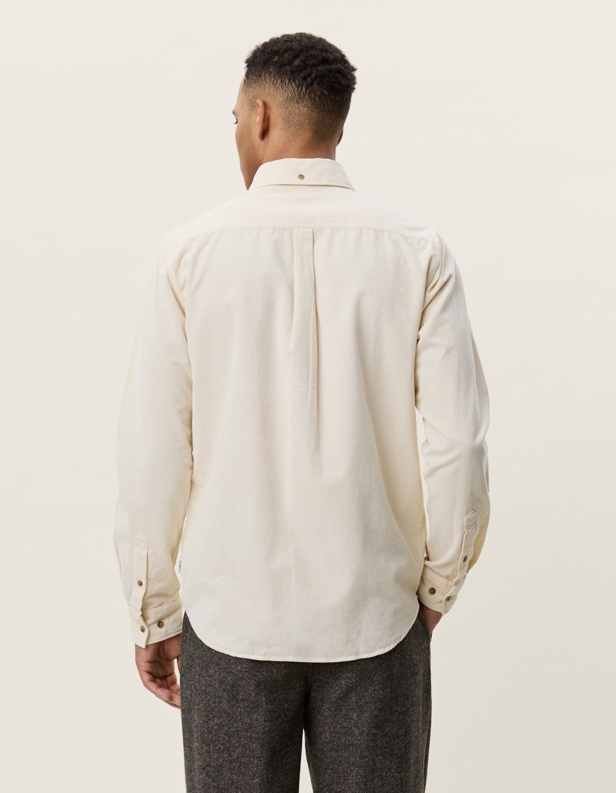 Pinwale Corduroy Shirt Ivory