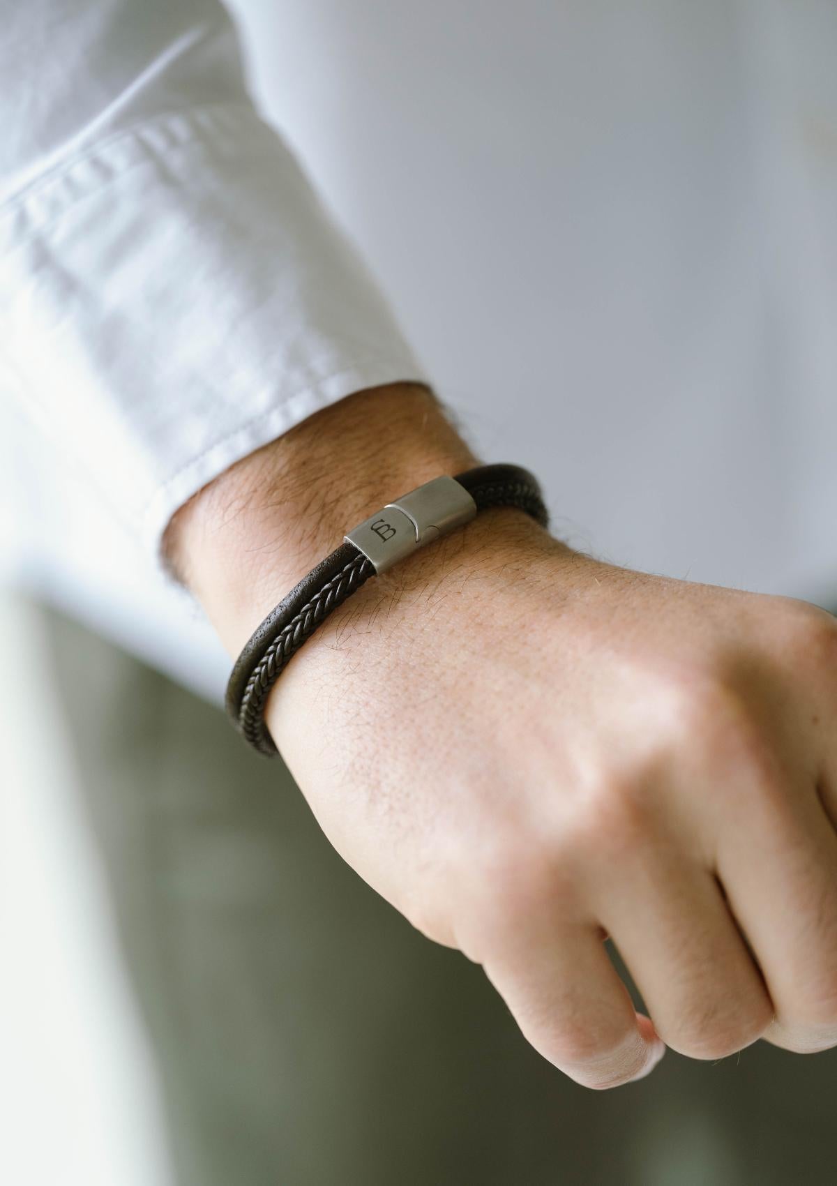 Leather Bracelet Denby Brown