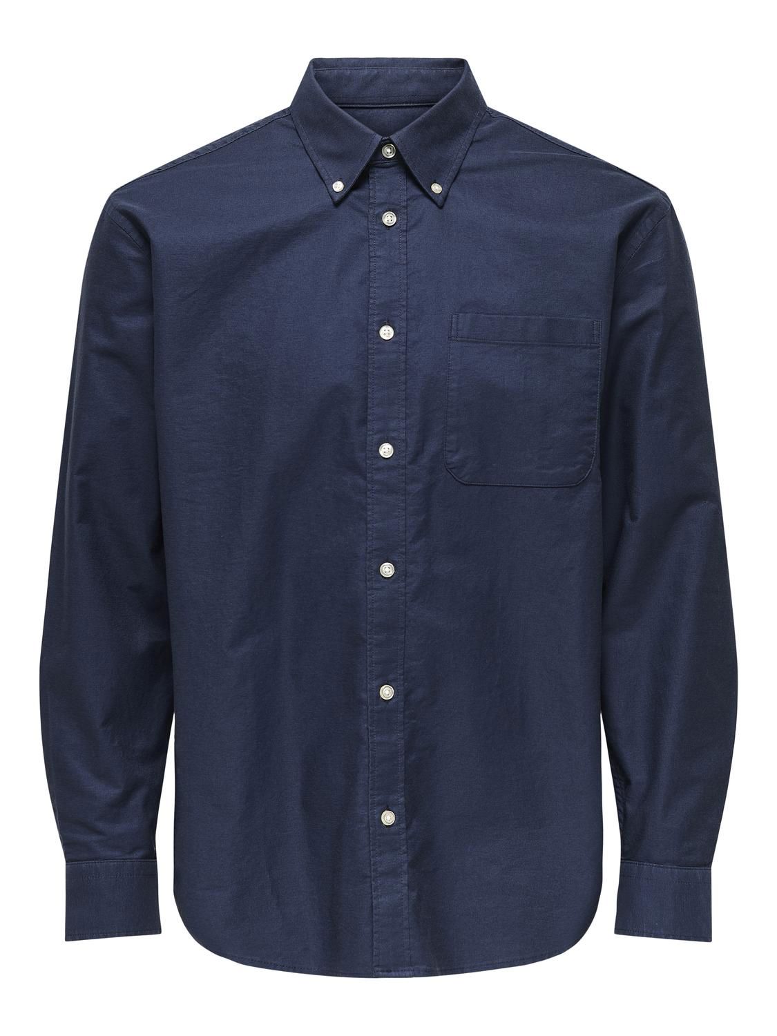 Onsoxford Ls Shirt Frml Noos Blue Nights
