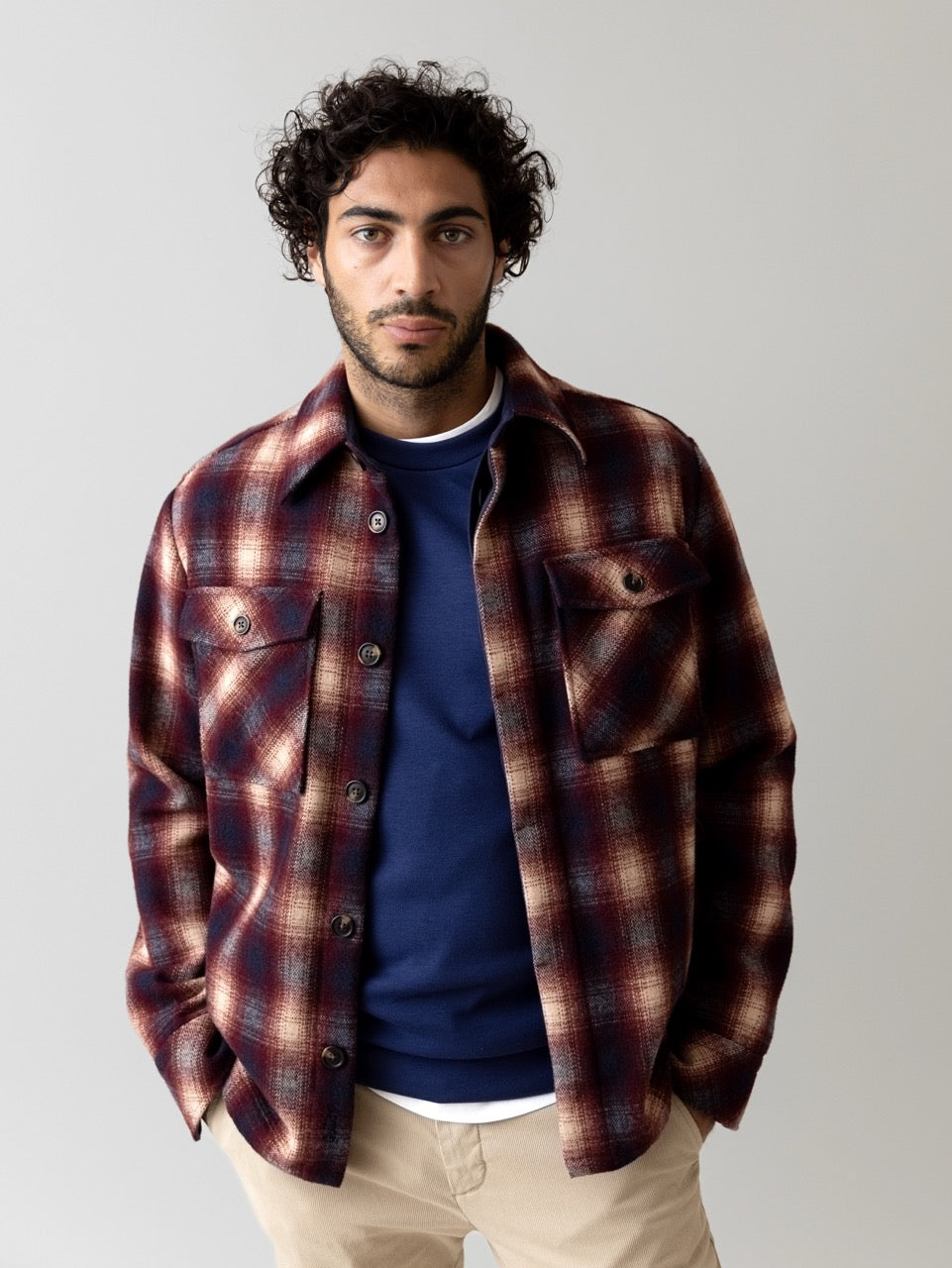 MMGBlake Ning overshirt Salute Navy