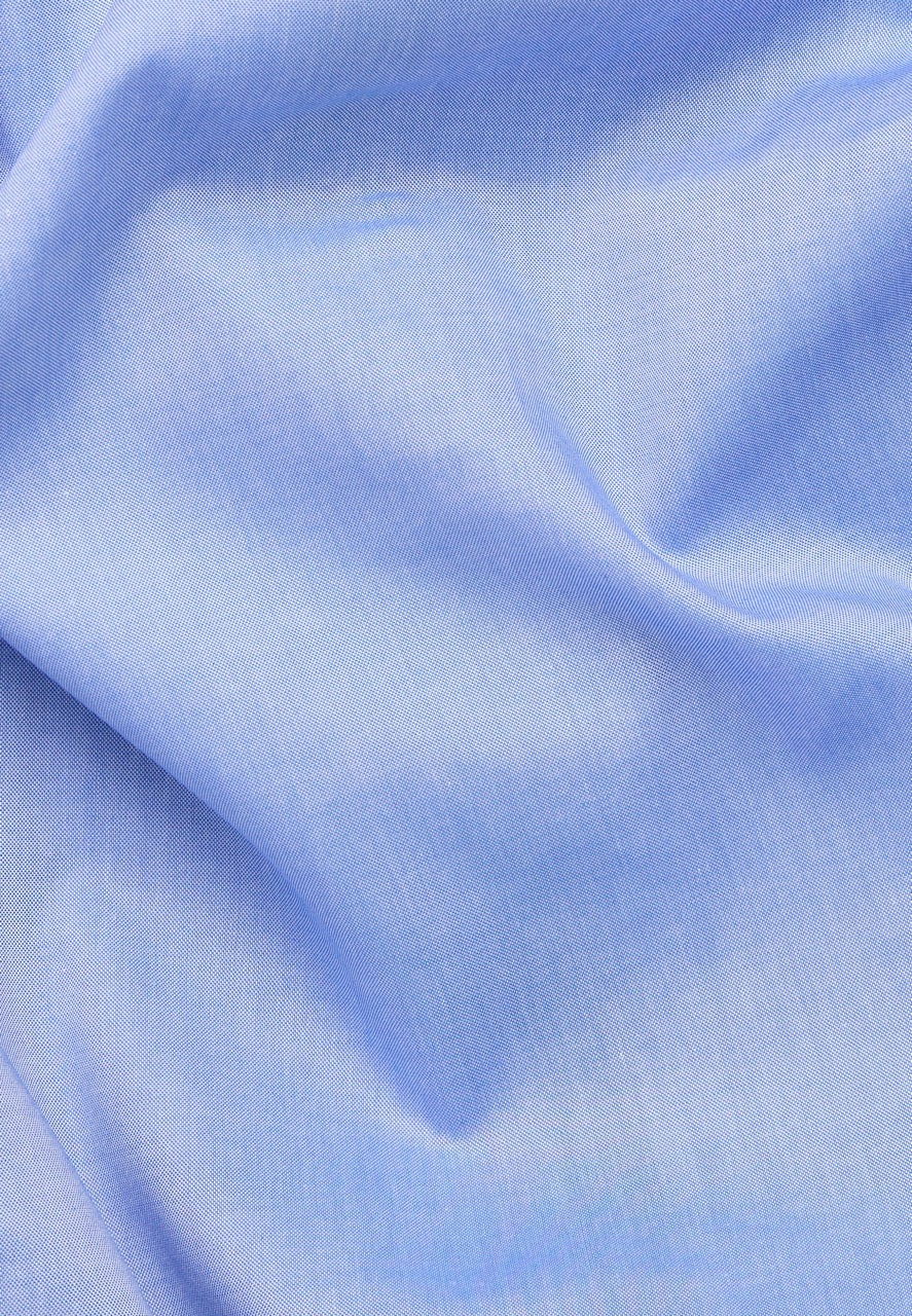 Basic slim shirt l/s F132 Blue
