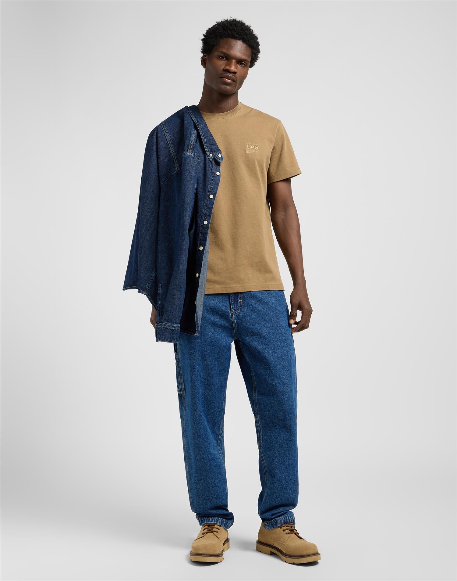 WW Essential tee Dark Khaki