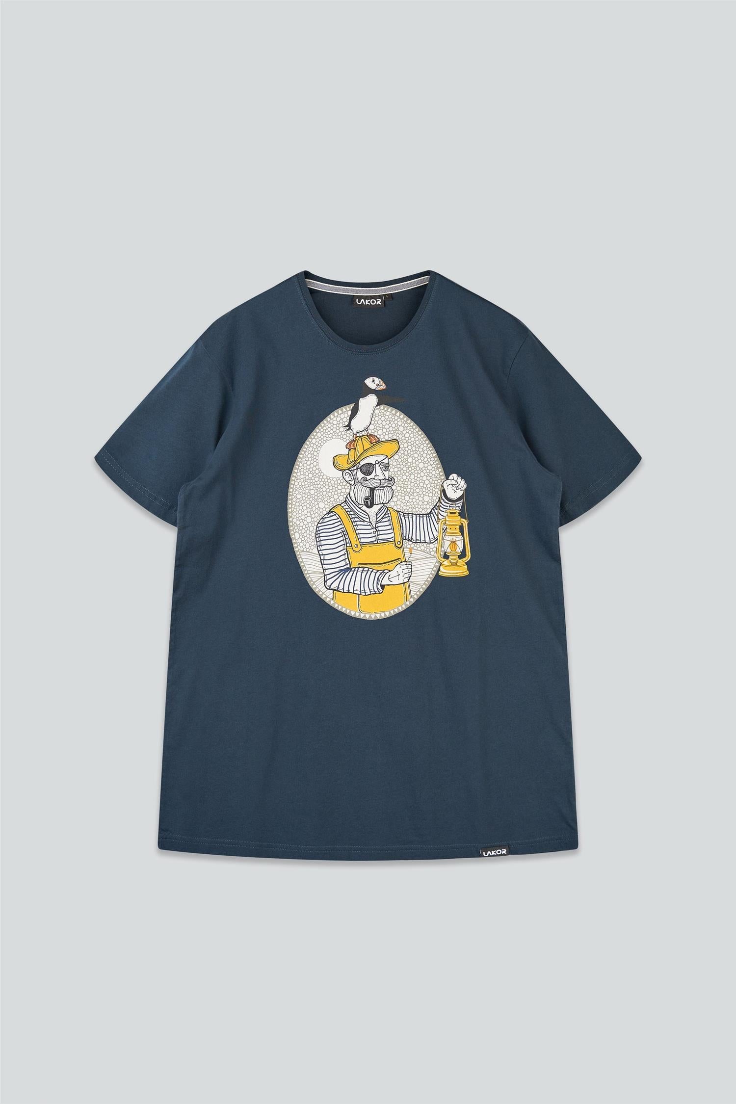 Light the Way T-shirt Blueberry