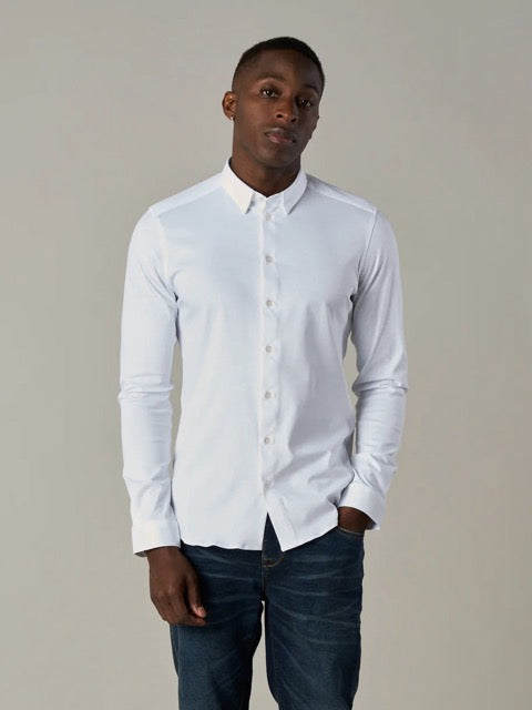 Marco Crunch Jersery shirt White