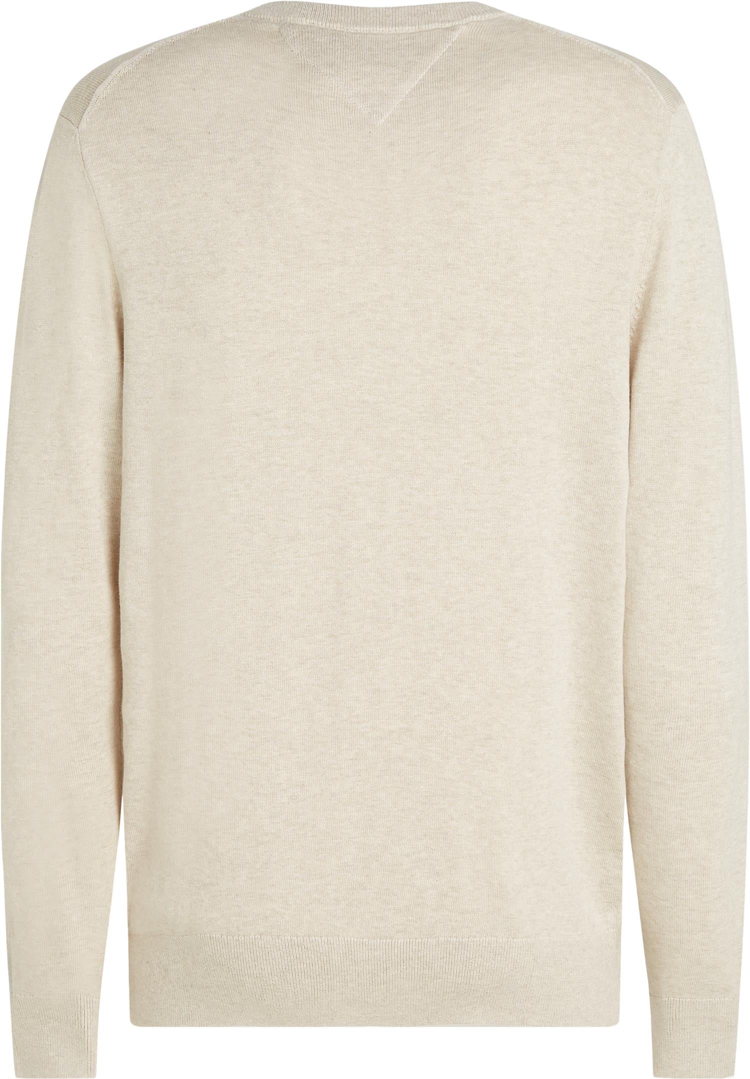 ESSENTIAL SSNL COTTON CREW NECK Heathered Oatmilk