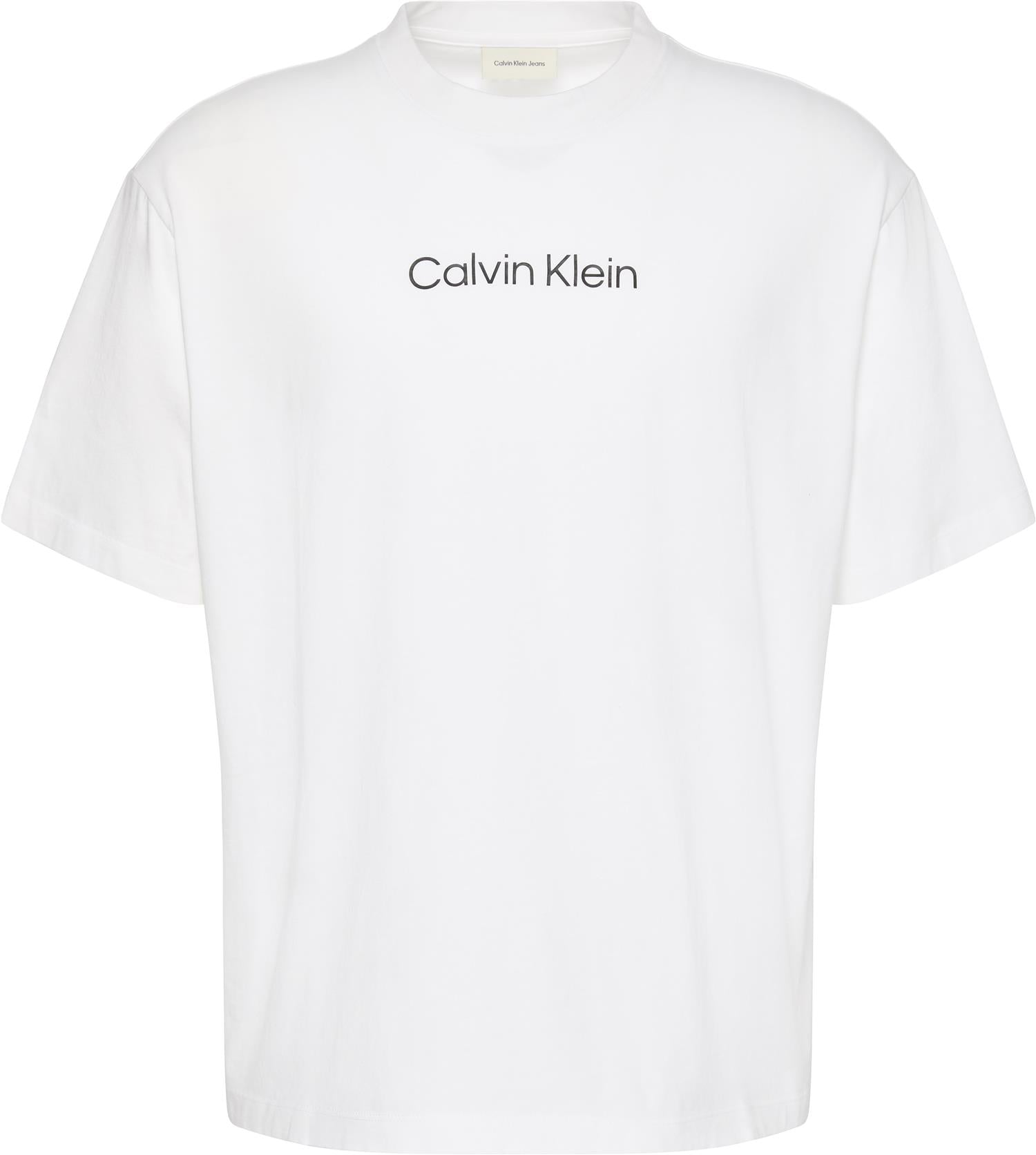 Ss Standard Logo 30s Crewnk Tee Bright White