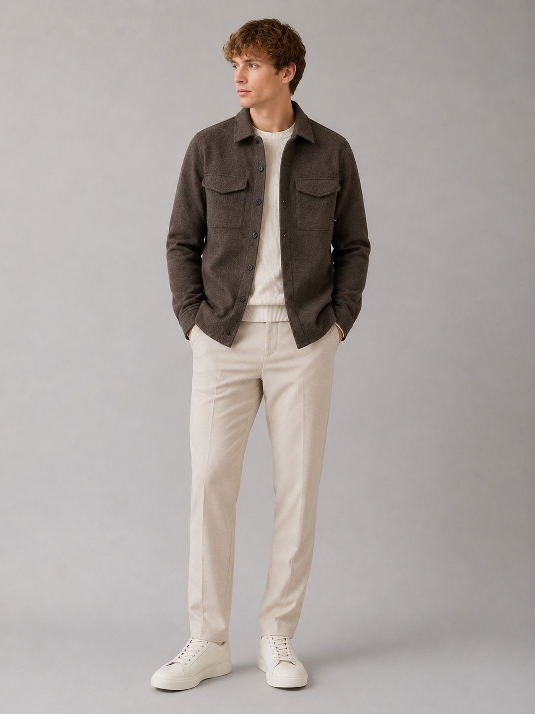 Ditlev Overshirt Dark Brown