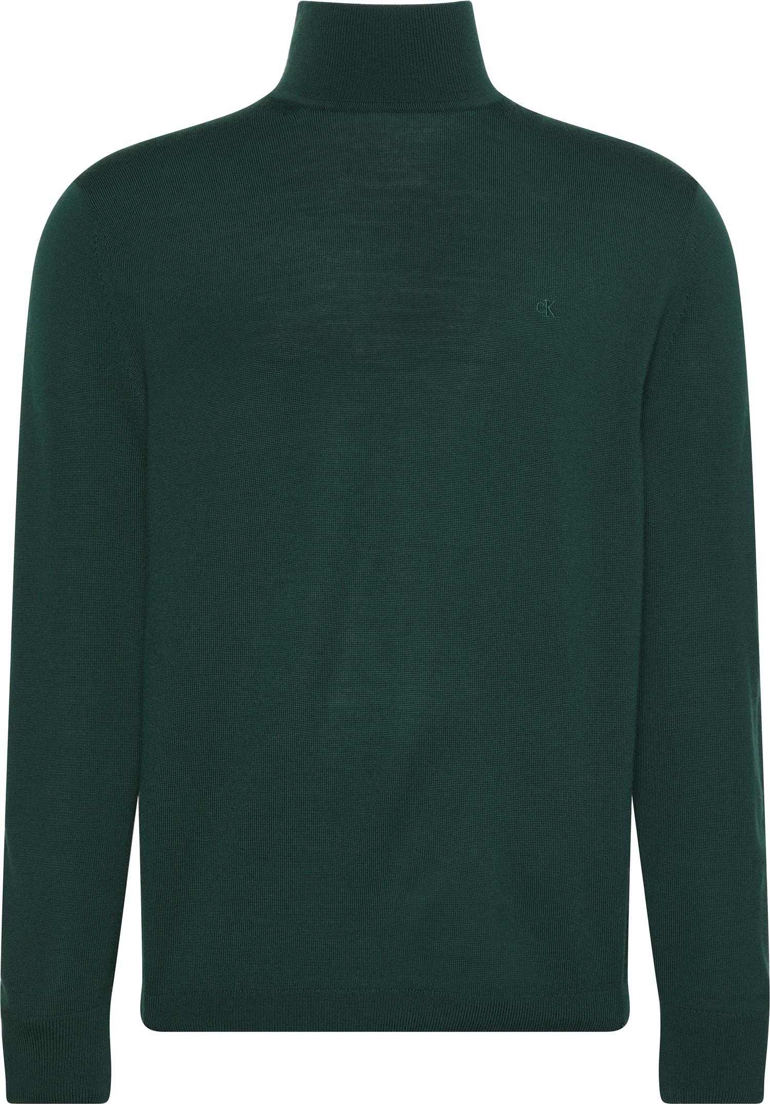 Ls Merino Mock Neck Swtr Miami Green