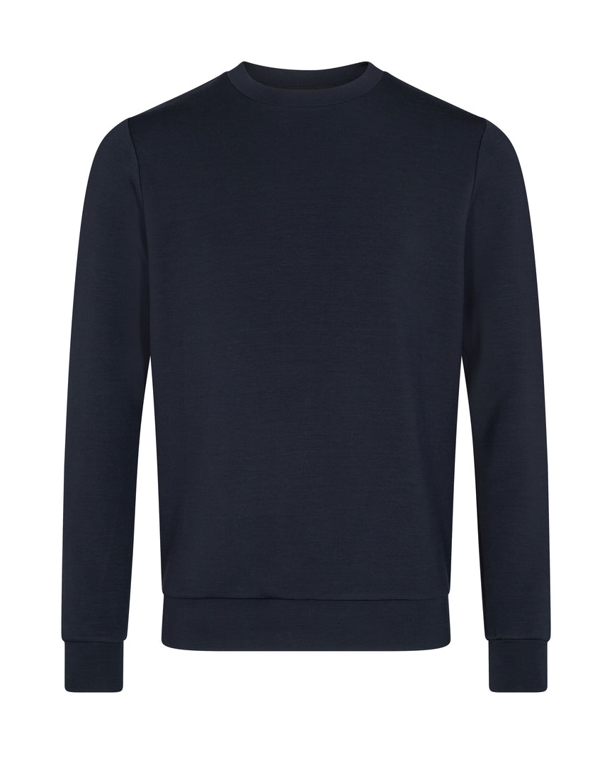 Abel Crew Neck Sweat Salute Navy