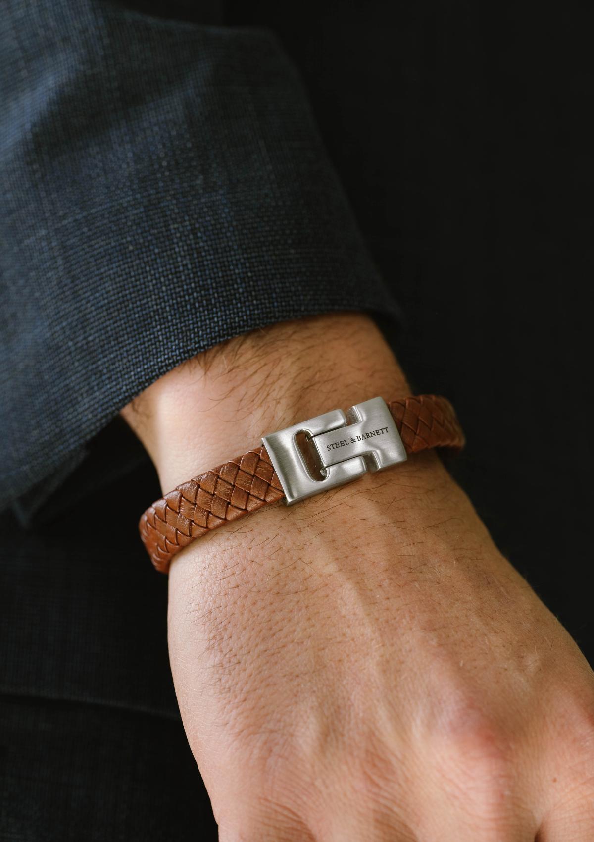 Leather Bracelet Harrison Peanut