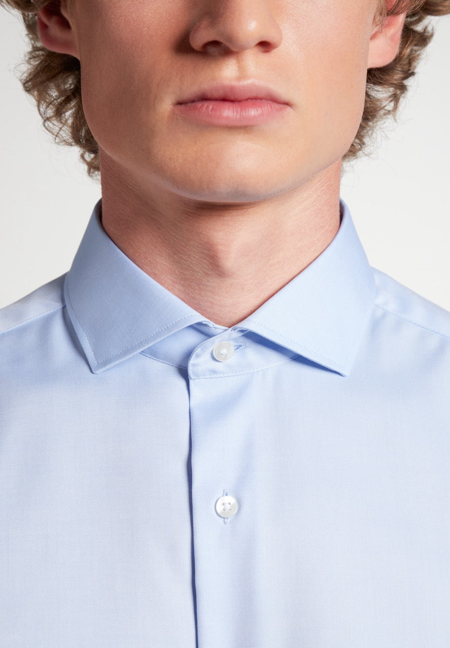 Basic Slim Fit L/S F182 Lt. Blue Lt. Blue