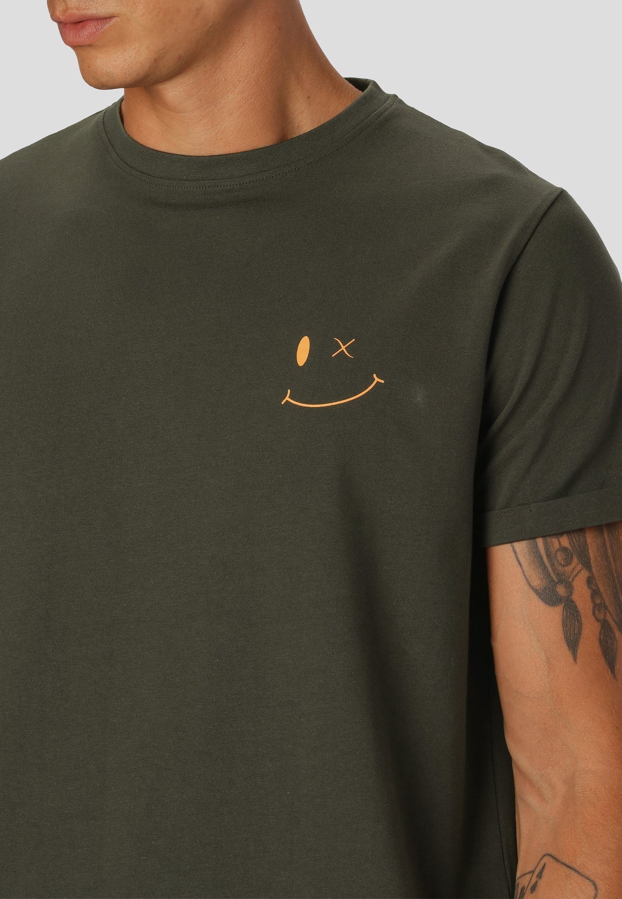 Patrick Organic Tee Dusty Green