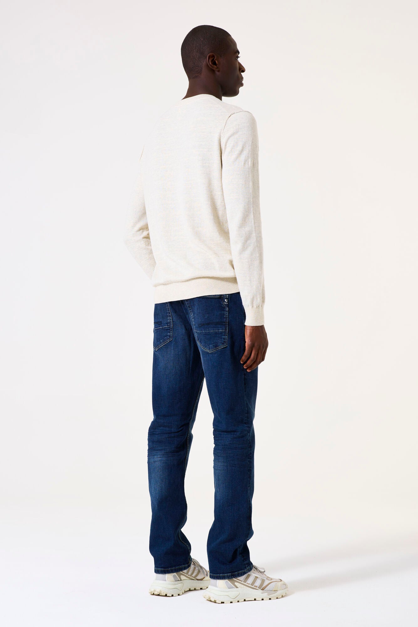Z1194 menˋs pullover White Melee