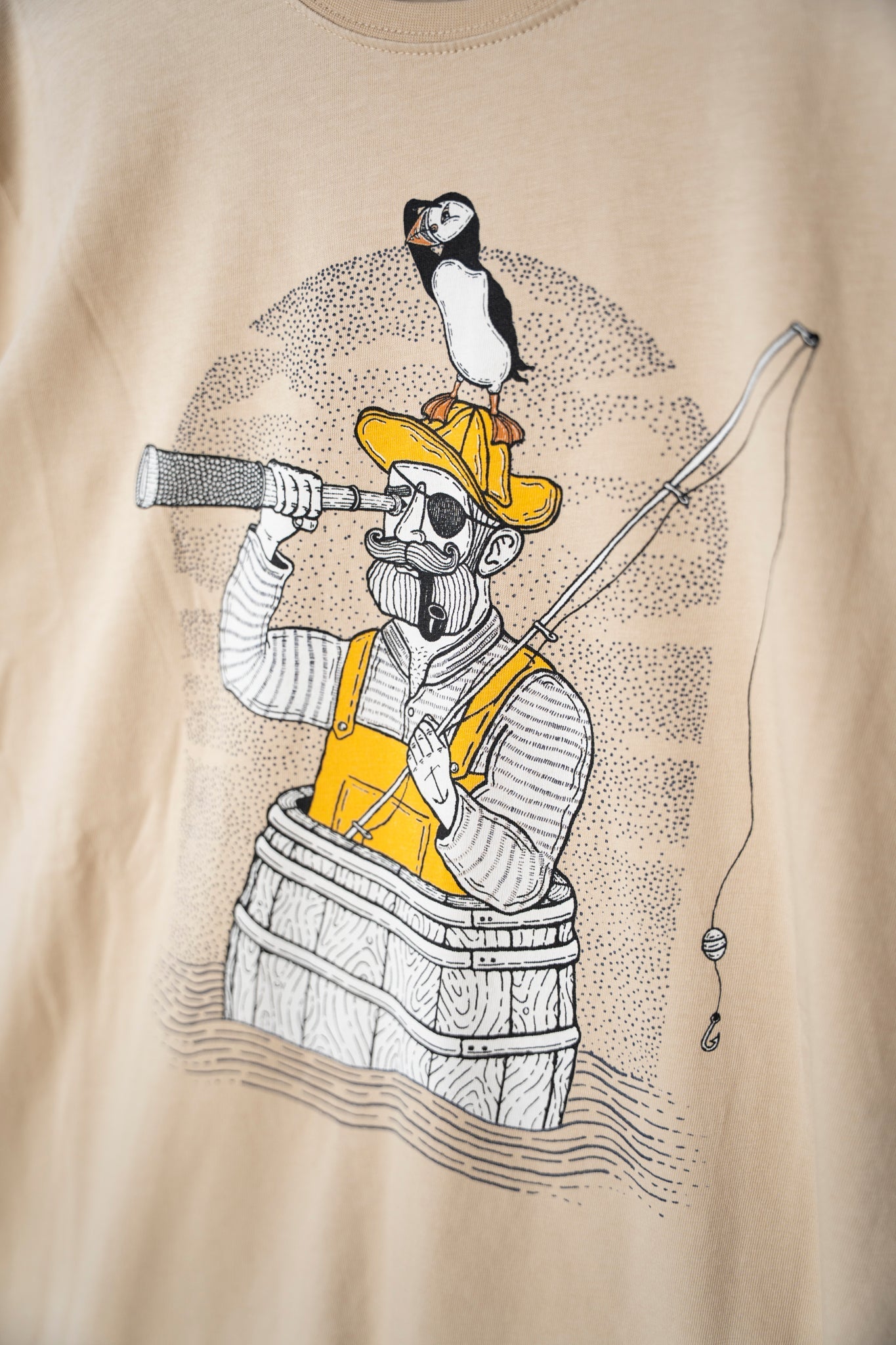 Fishing in a barrel T-shirt White Pepper