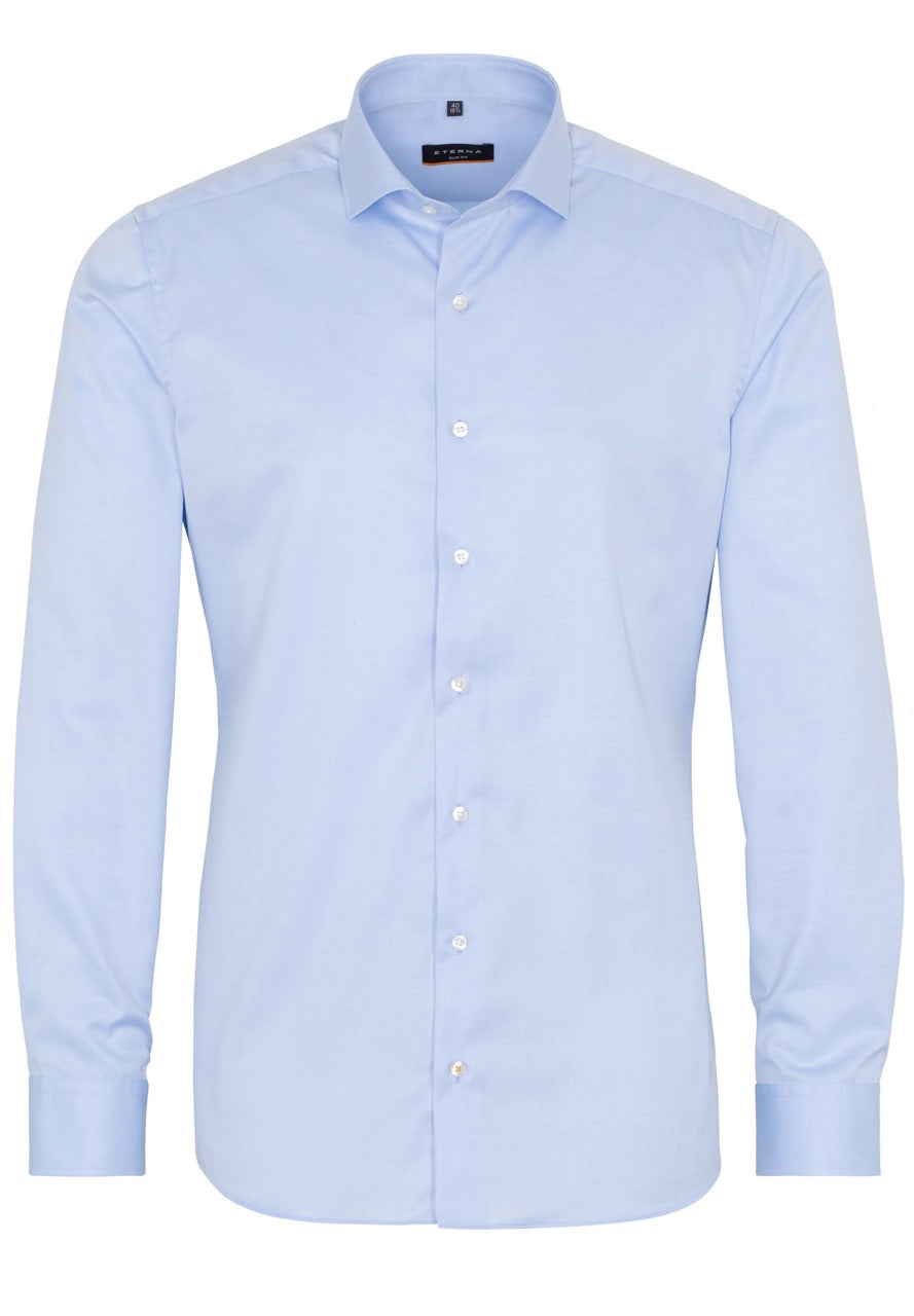 Basic Slim Fit L/S F182 Lt. Blue Lt. Blue