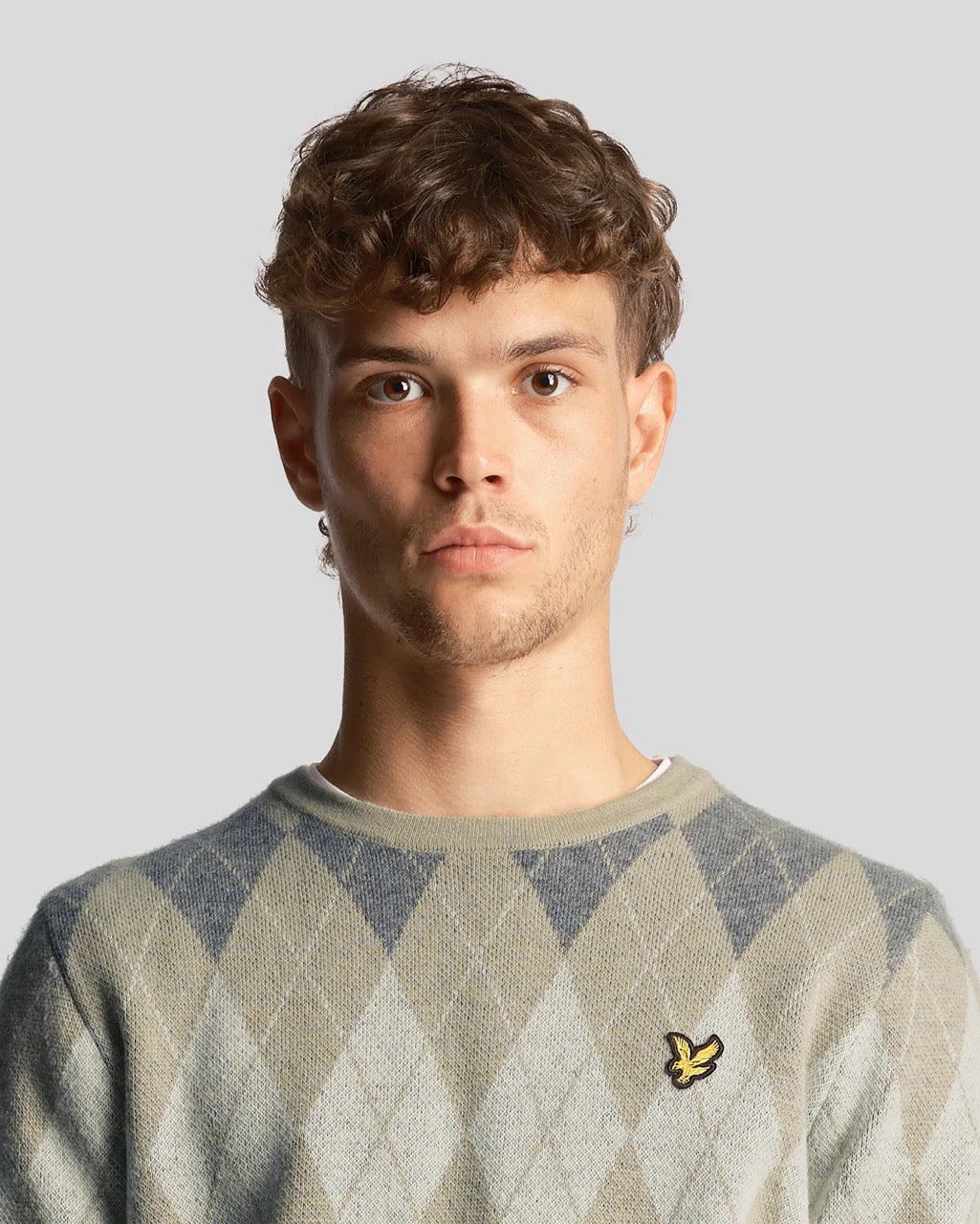 British Argyle Crew Neck Cove