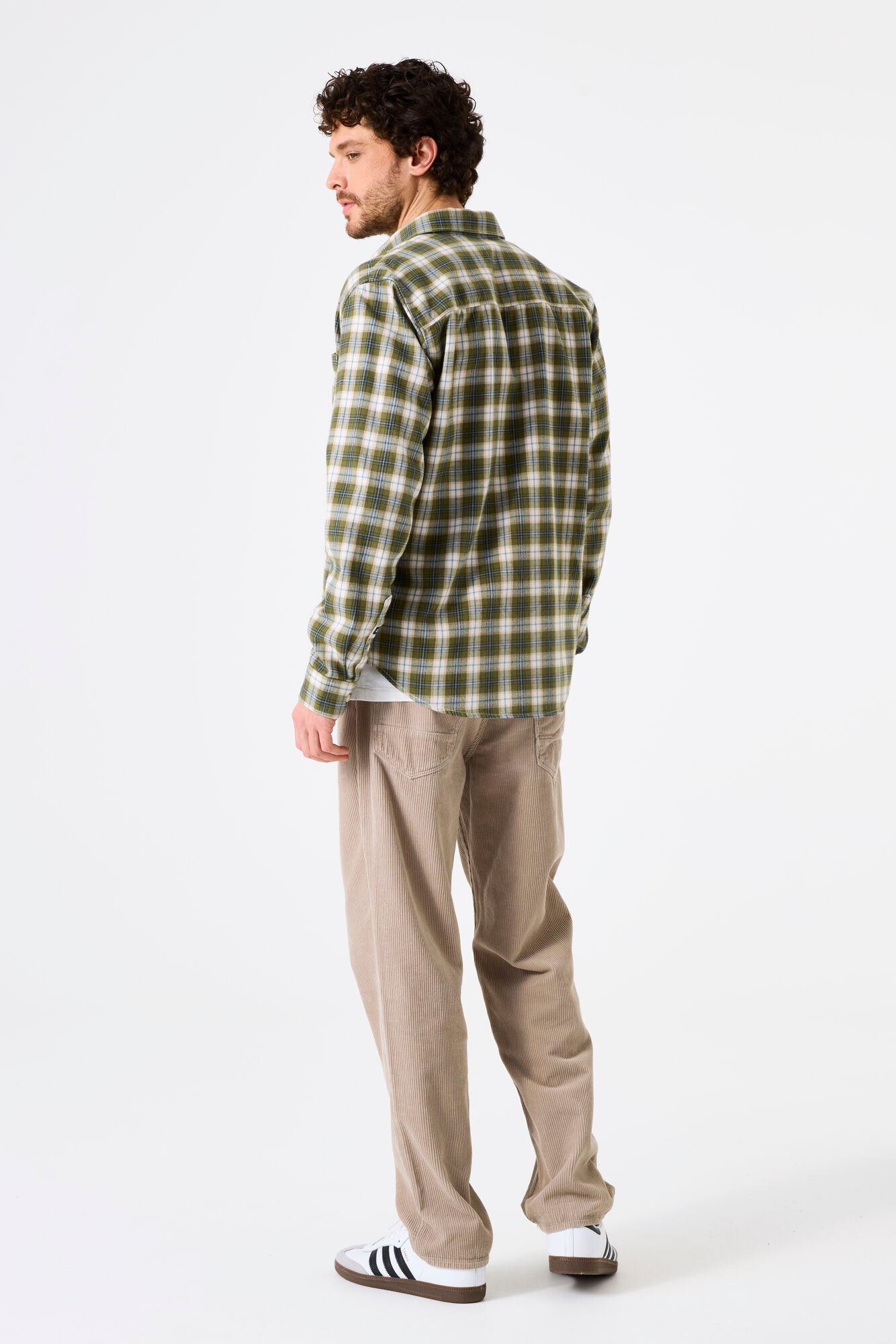 K51280 men´shirt LS Green Moss