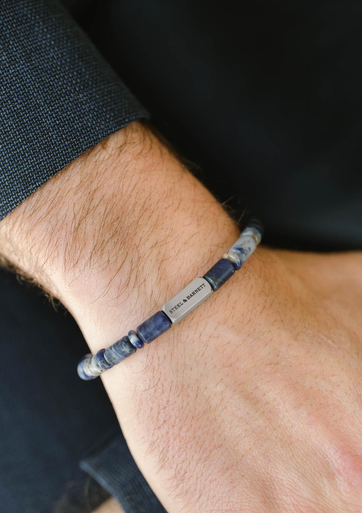 Stones Bracelet Colourful Cal Matt Sodalite