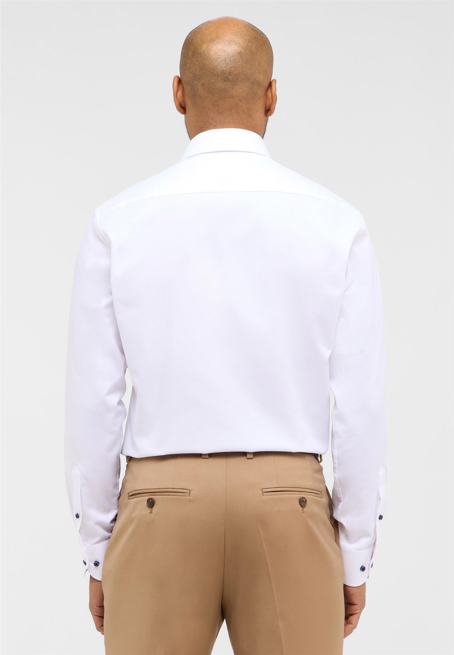 Basic Modern fit Shirt l/s X171 White
