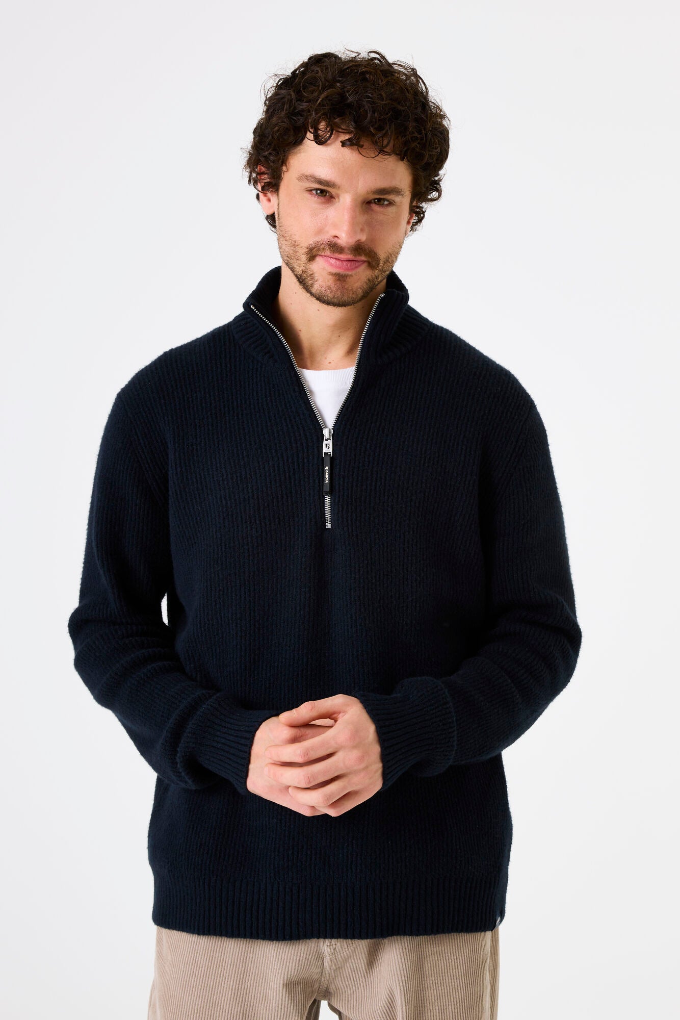 J51046 men´s pullover Deep Ink