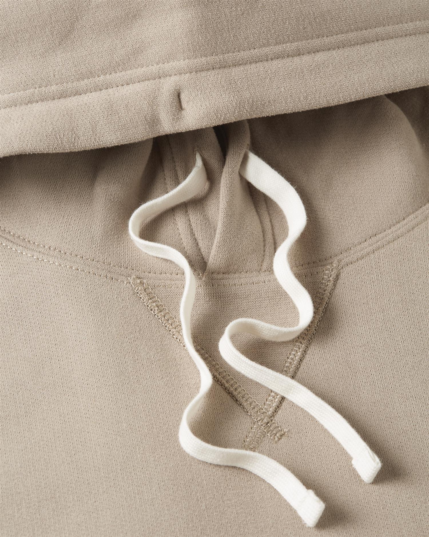 ESS SEASONAL FLEECE HOODY Coastal Taupe