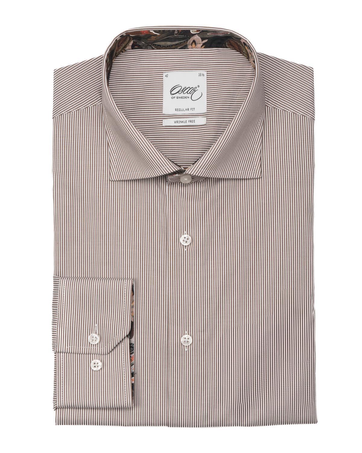 Basic slim fit 05 SN Coffee Bean Stripe