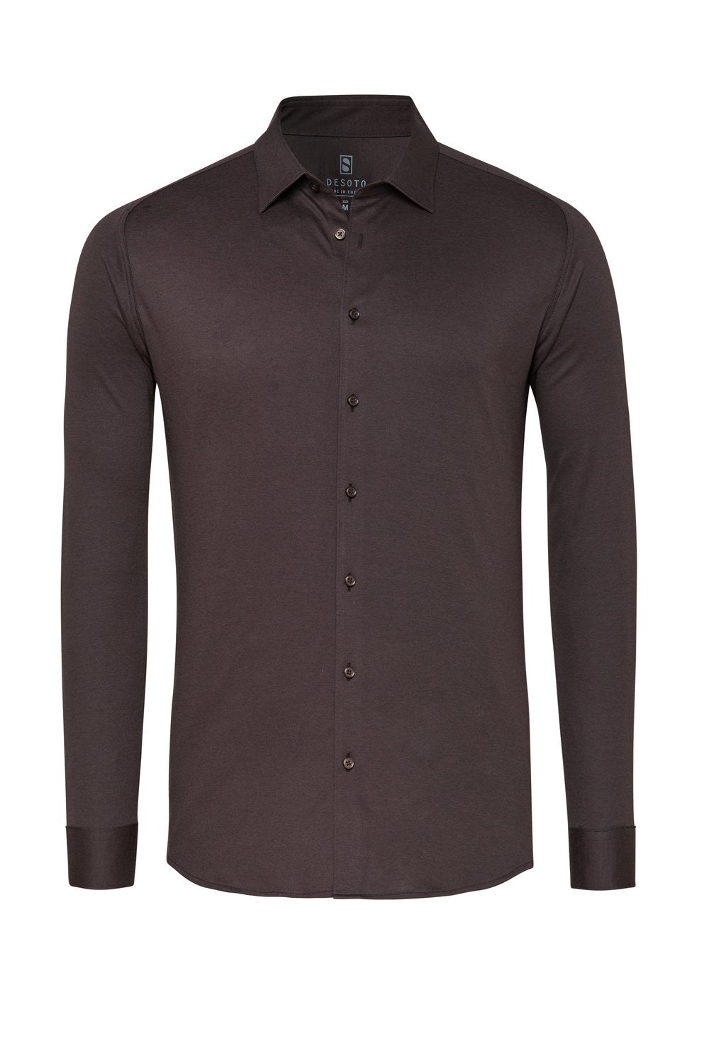 Casual Kent 1/1 Shirts LS Dk Brown