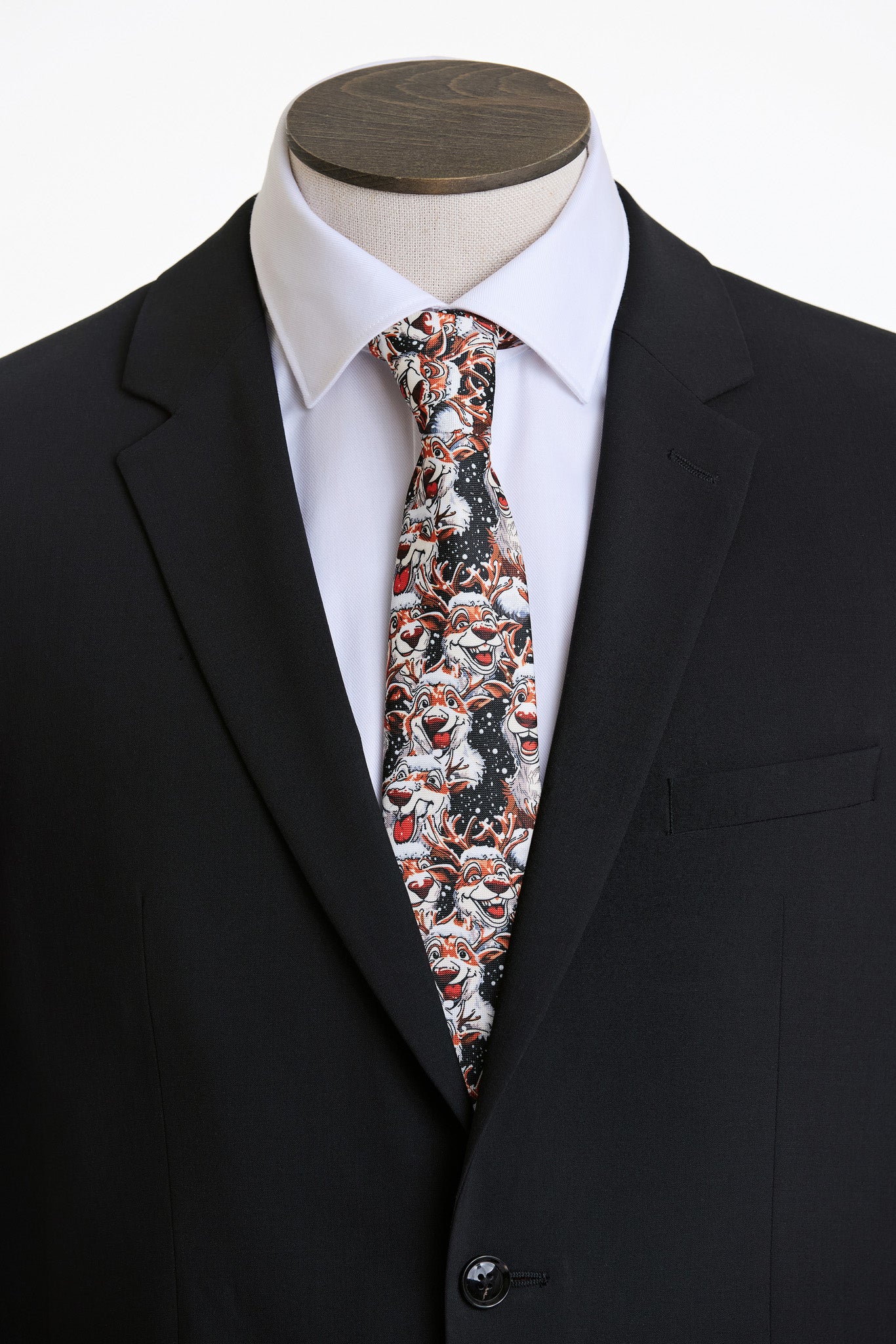 Christmas Tie Black